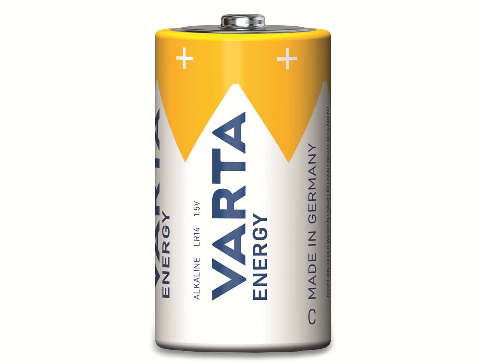 VARTA Batterie Alkaline, Baby, C, LR14, 1.5V, Energy, 2 Stück