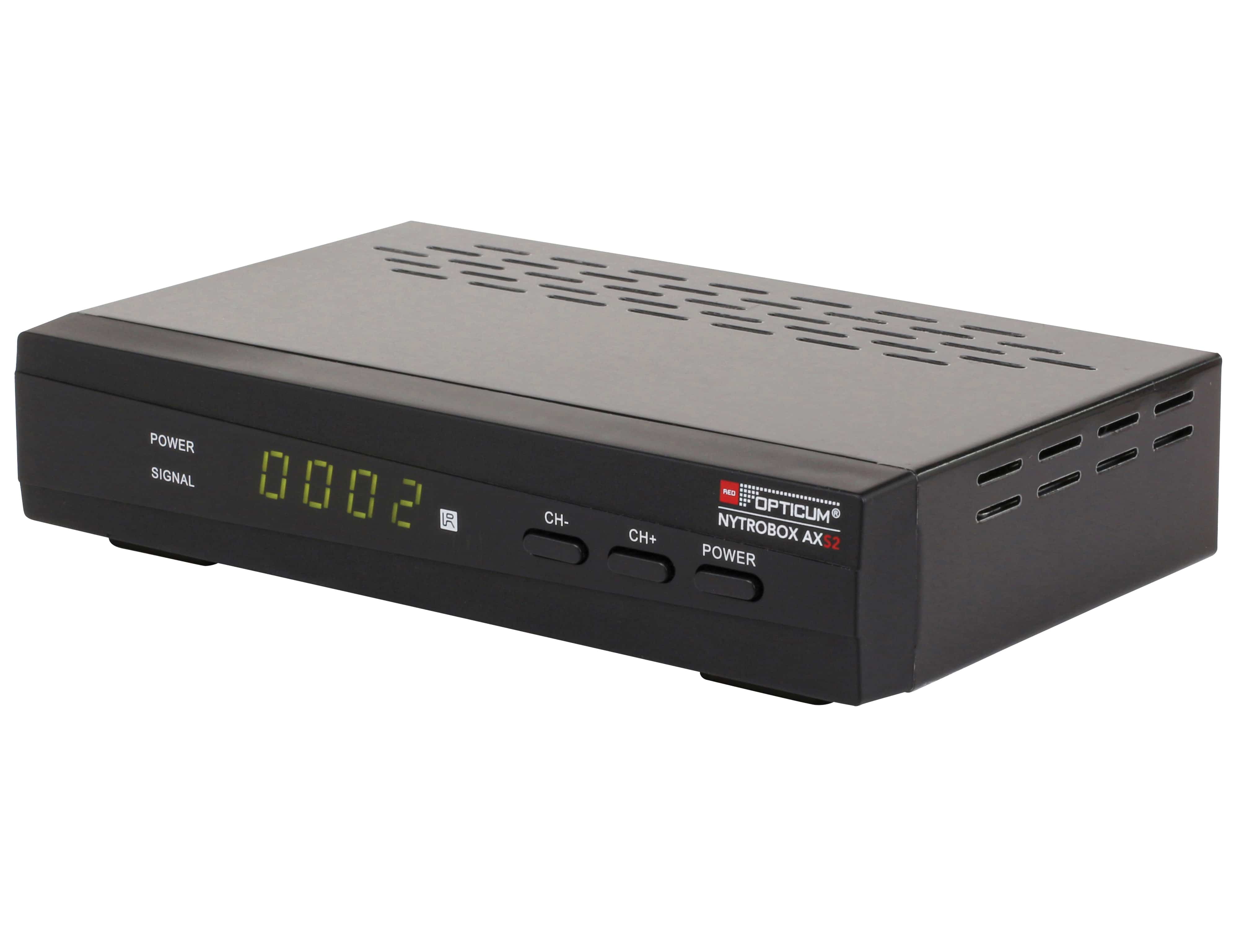 RED OPTICUM DVB-S HDTV Receiver NYTROBOX AXS2, mit PVR