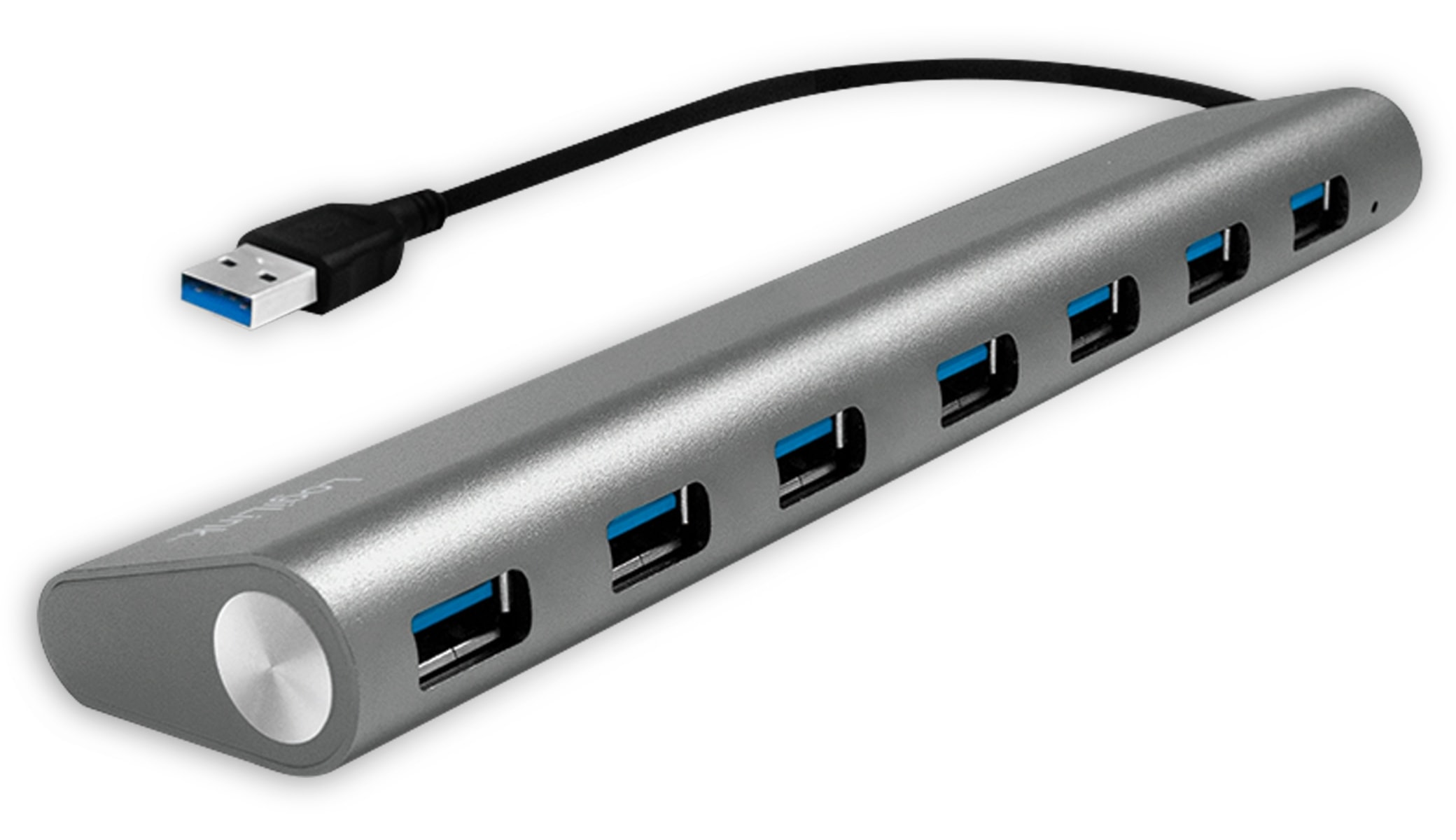 LOGILINK USB3.0-Hub UA0308, 7x USB-A, Aluminium