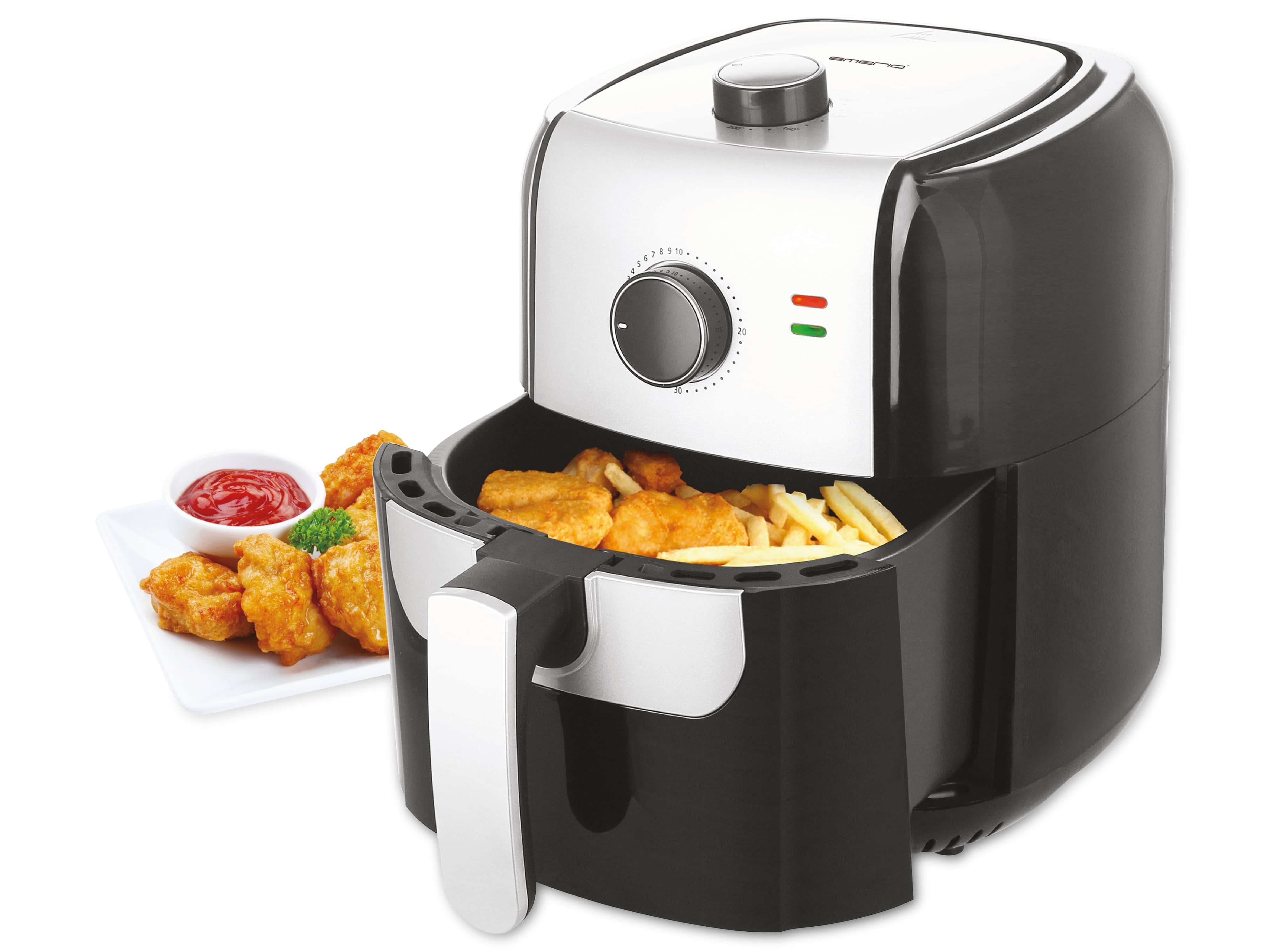 EMERIO Heißluftfritteuse AF-123543, 5,5 L, 1400 W