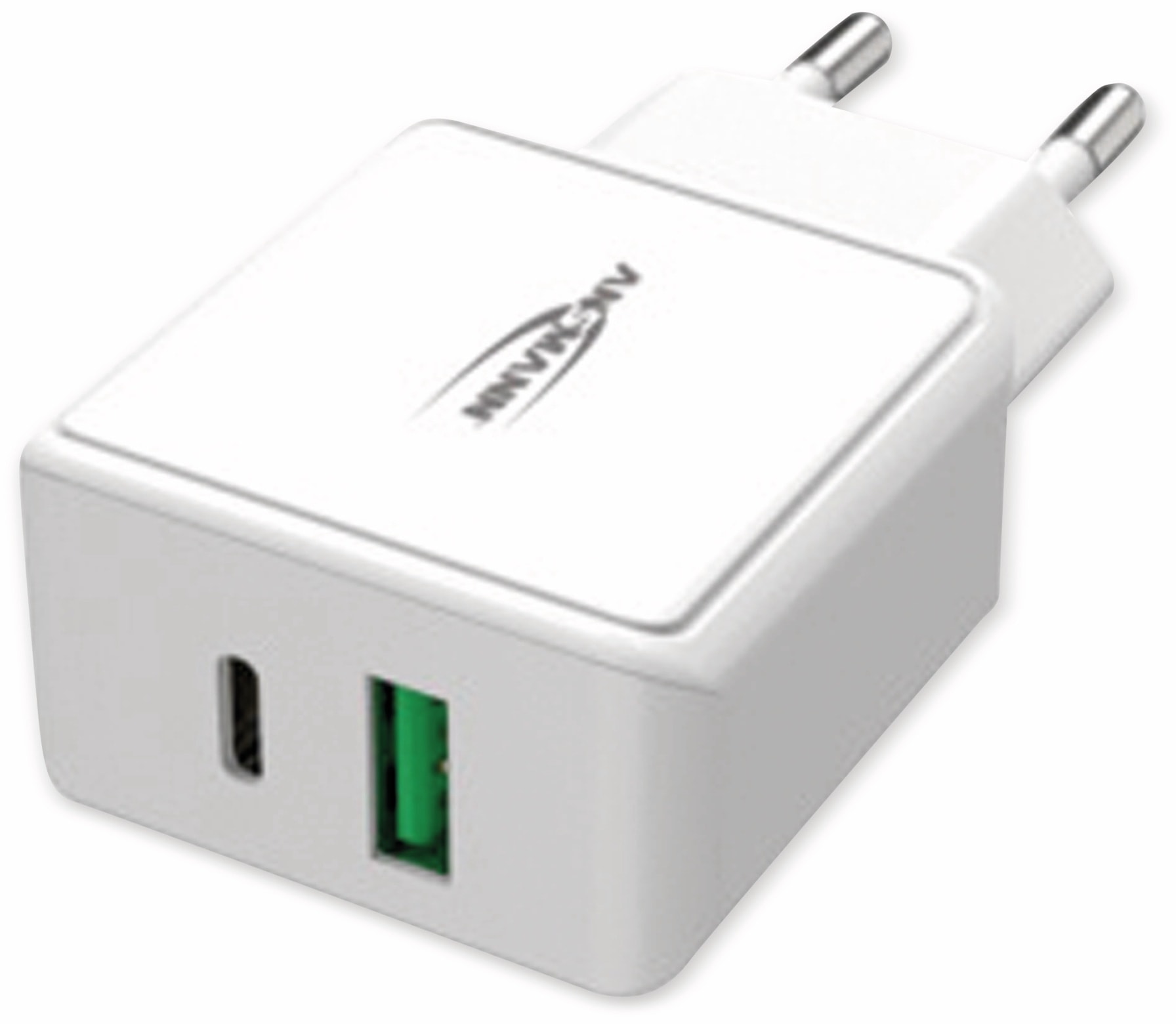 ANSMANN USB-Ladegerät HomeCharger HC218PD, 5 - 12V, 3000 mA, weiß