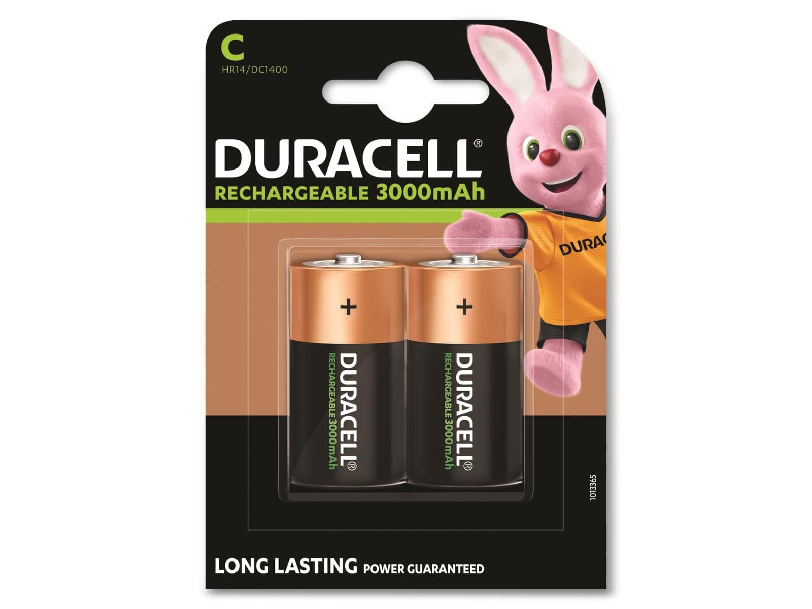 DURACELL NiMH-Baby-Akku HR14, 1.2V/3000mAh, rechargeable, 2 Stück