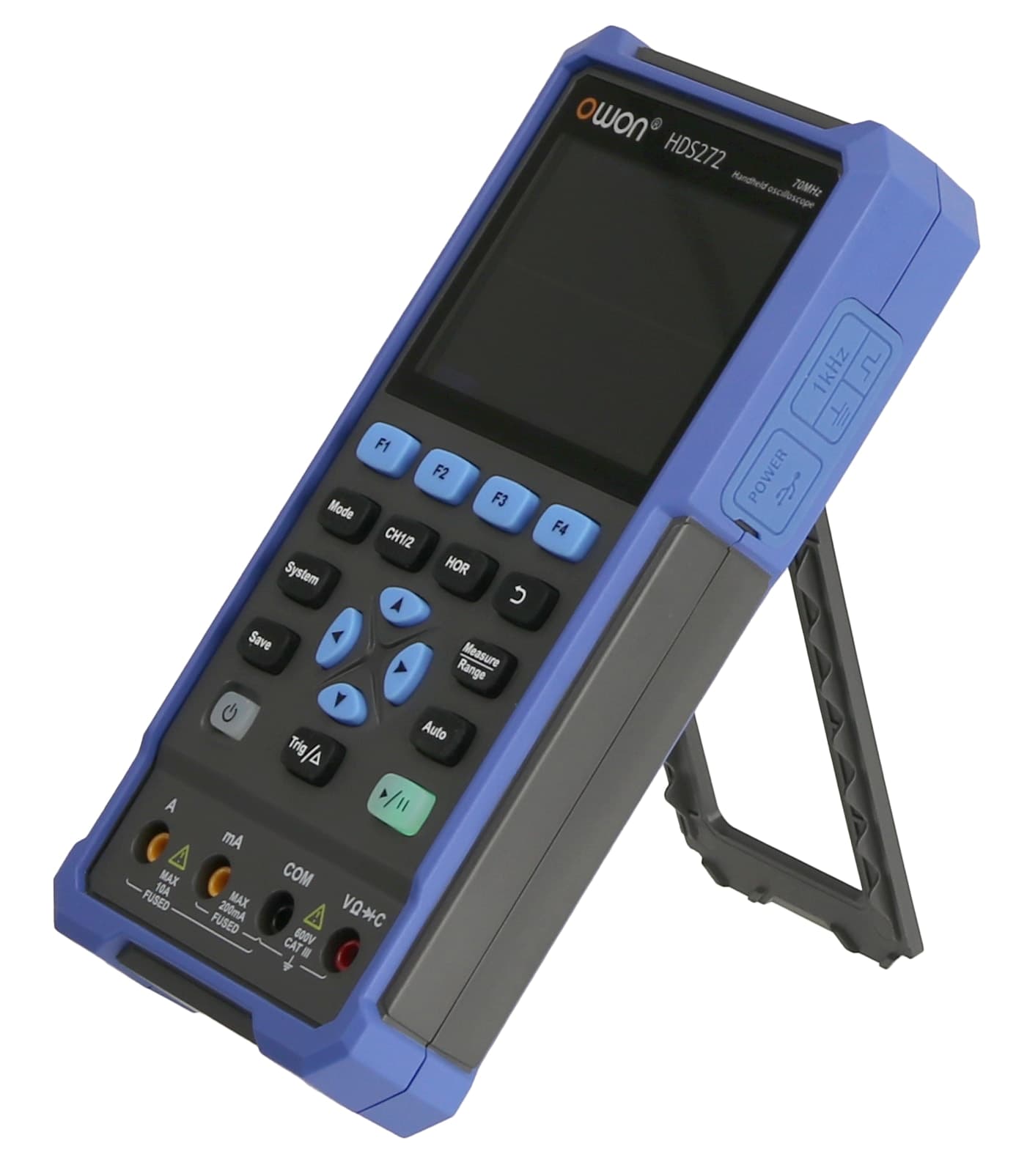 OWON LCD-Oszilloskop mit Multimeter, HDS272, 2-Kanal, 70 MHz