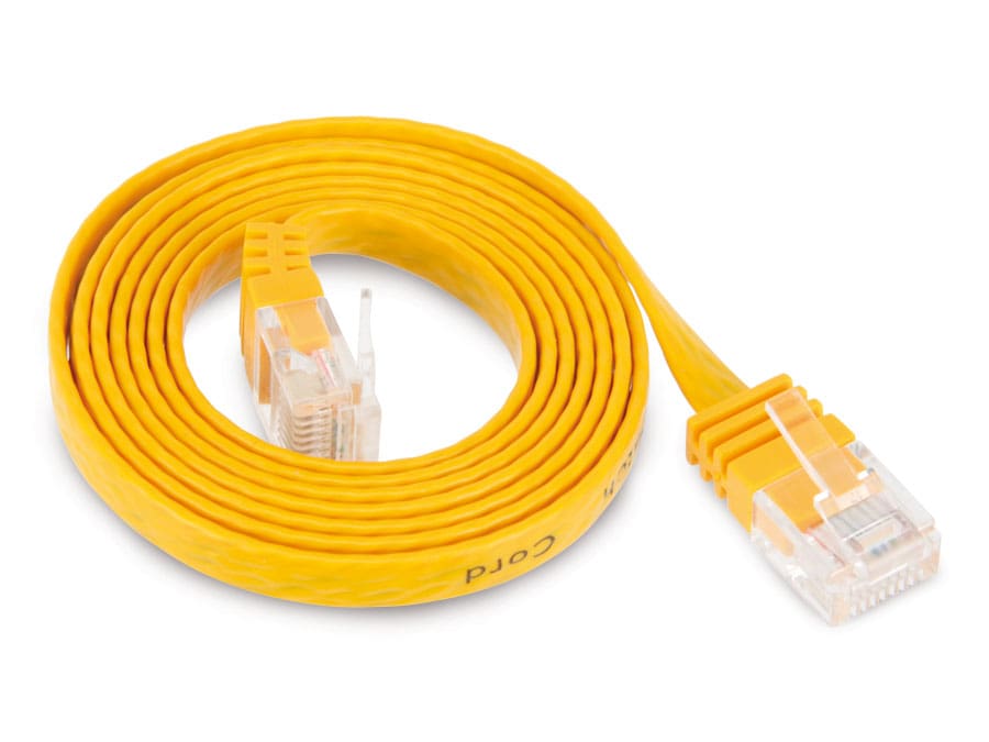 S-IMPULS CAT.6 Patchkabel, slim, 10 m, gelb