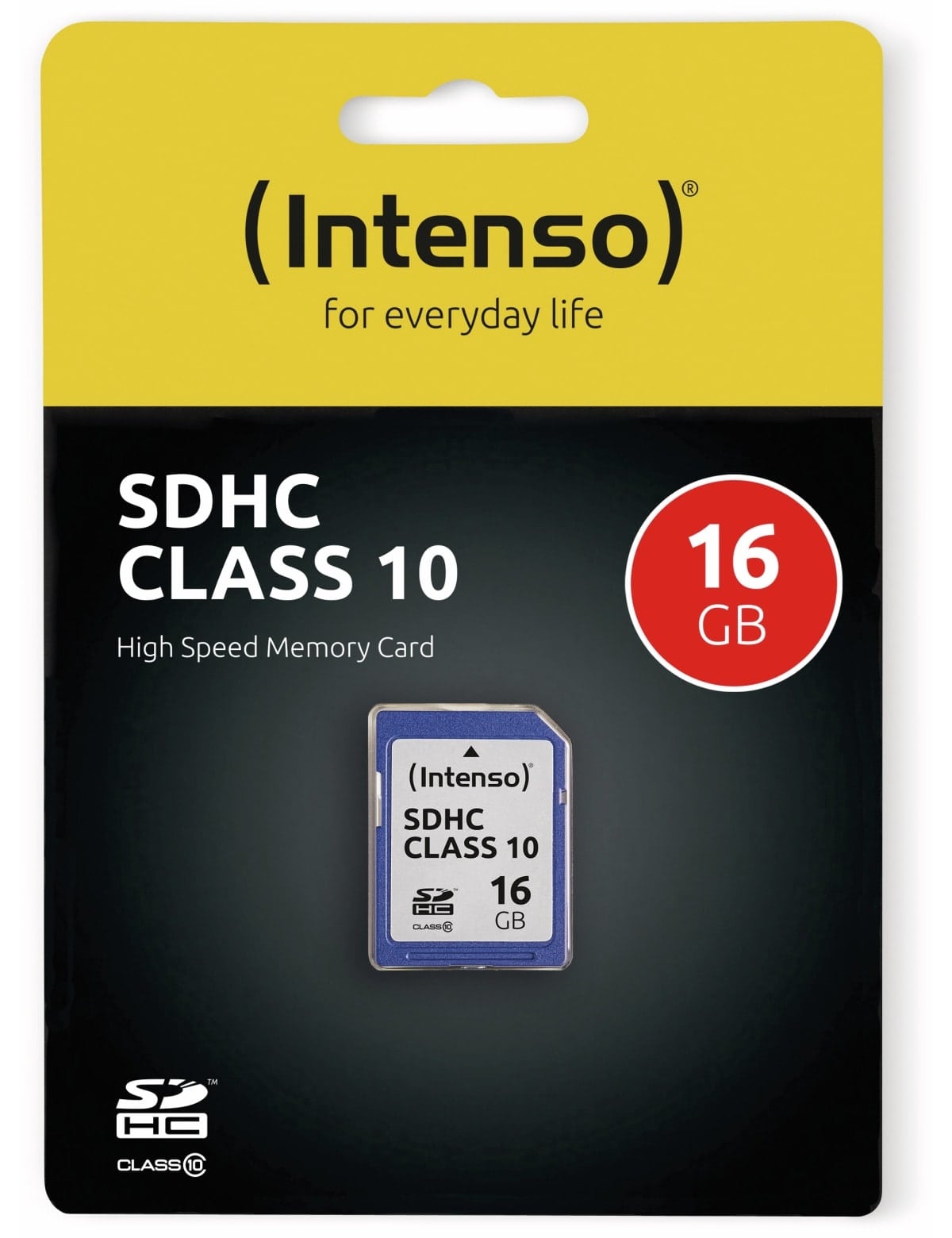 INTENSO SDHC Card 3411470, 16 GB, Class 10