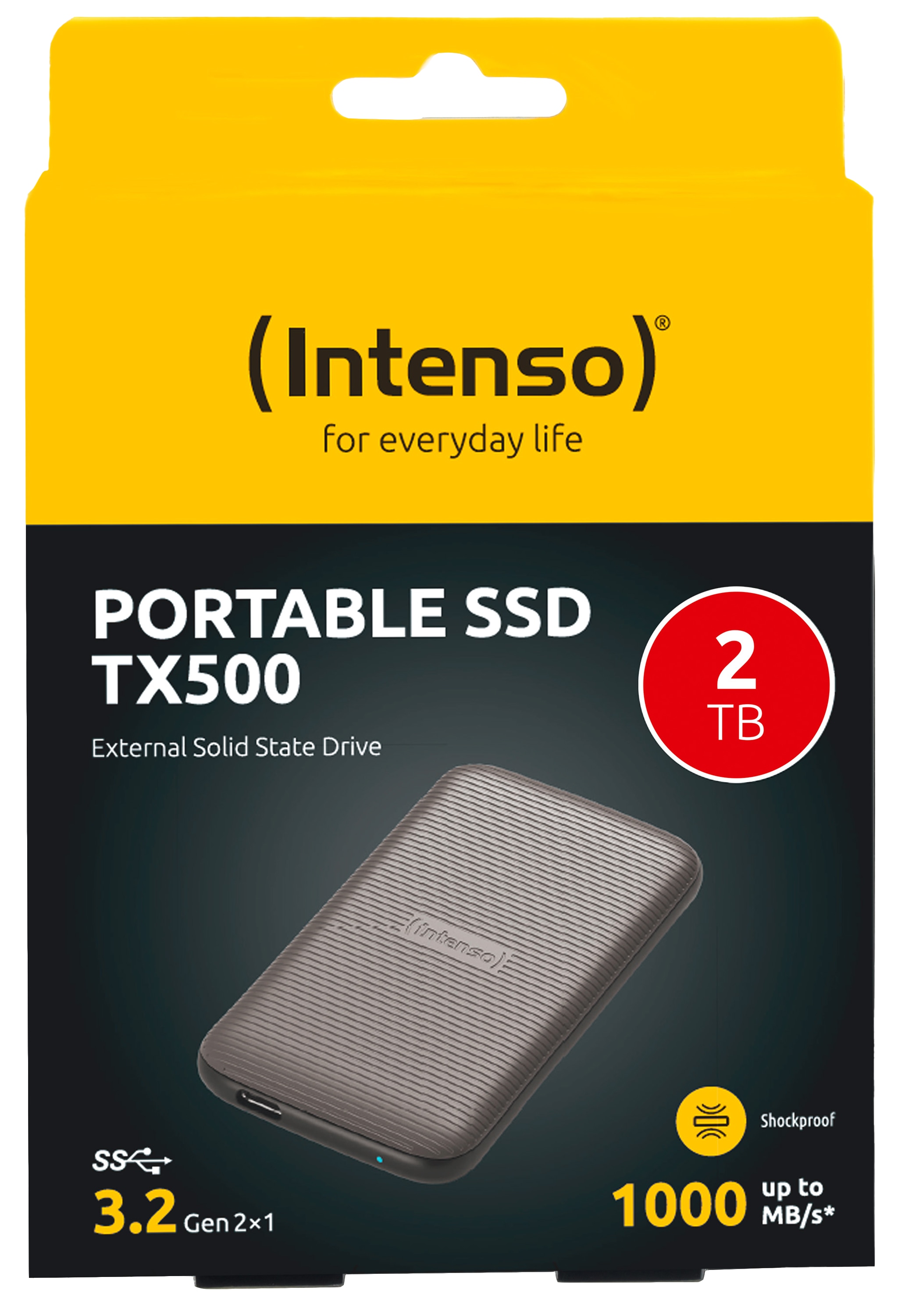 INTENSO USB 3.2-SSD TX500 2TB