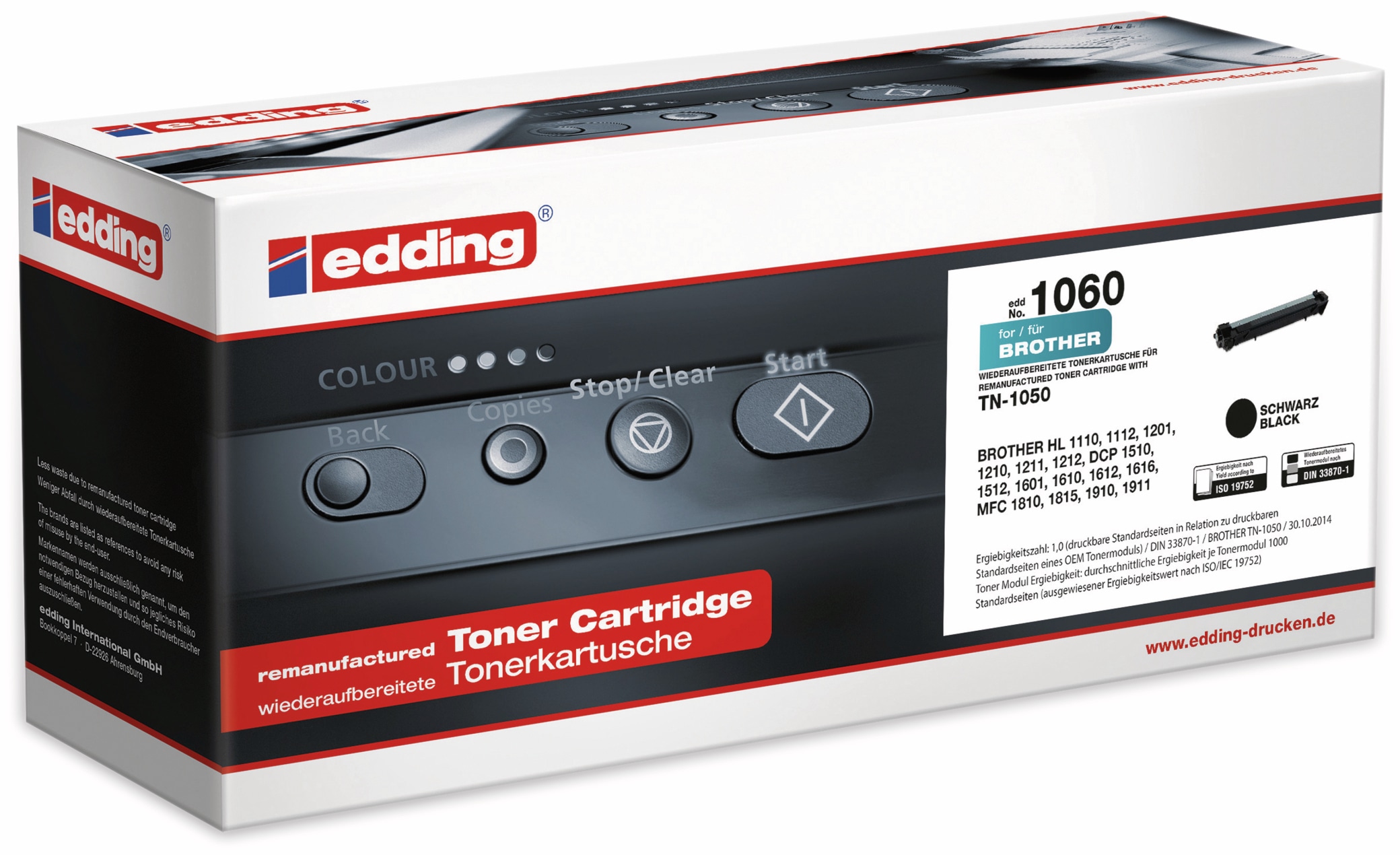 EDDING Toner EDD-1060, Brother TN-1050 Black