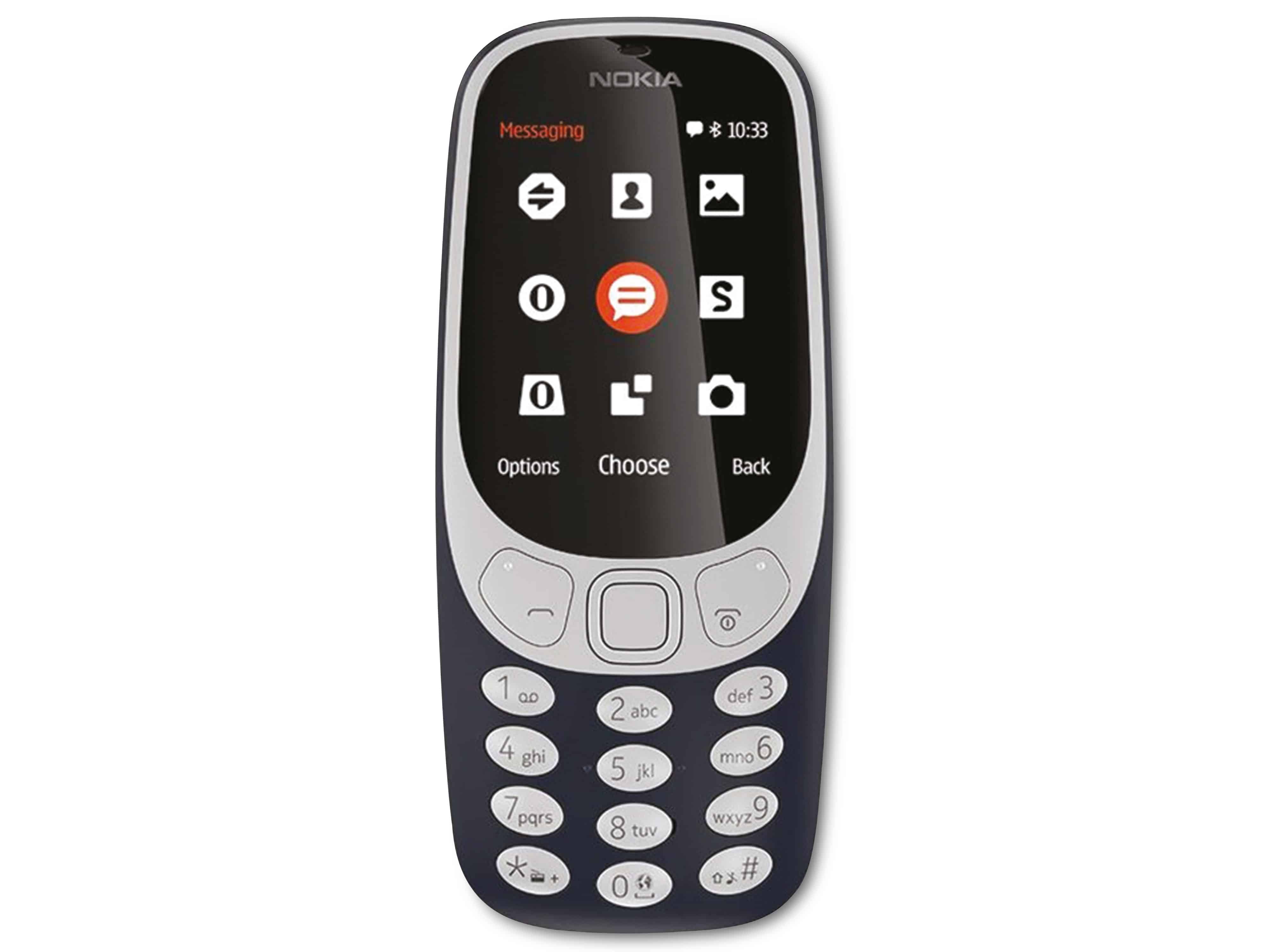 NOKIA Handy 3310, Dark Blue, Dual SIM 