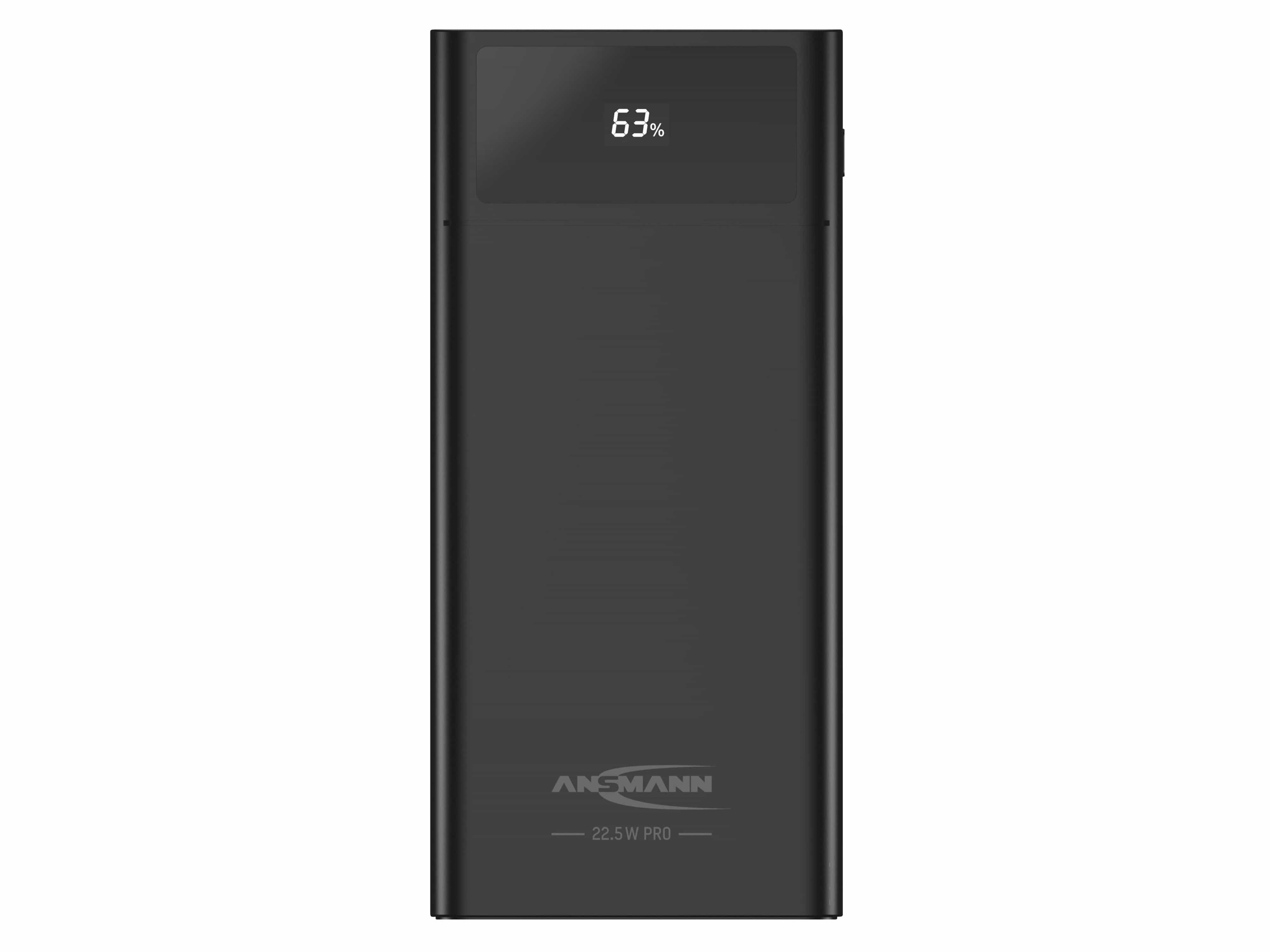 ANSMANN Powerbank PB322PD, 24.000mAh, schwarz