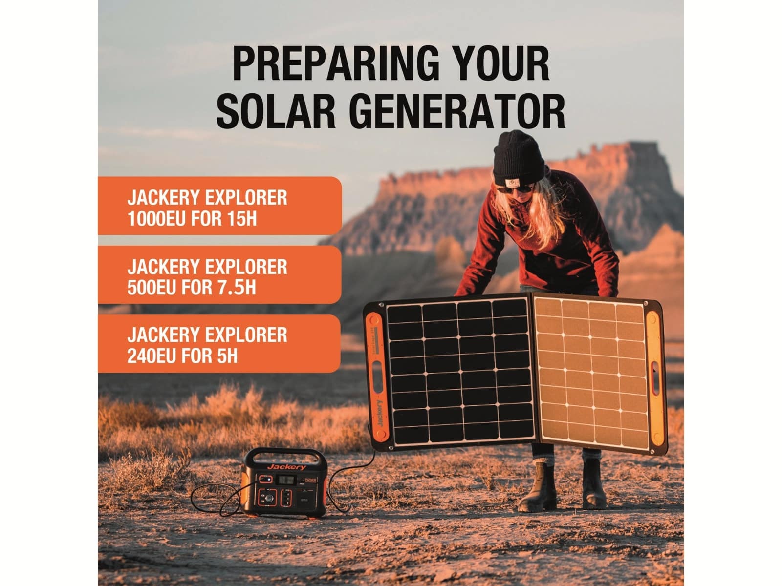 JACKERY Solarpanel Saga 100