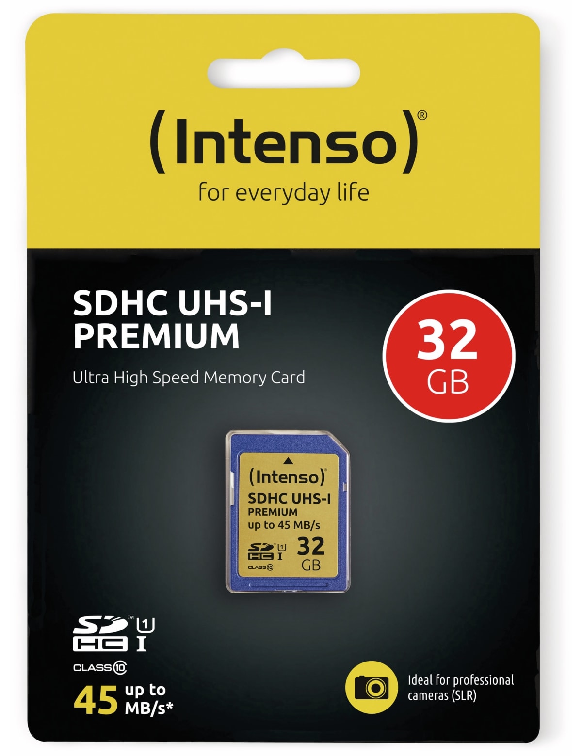 INTENSO SDHC Card 3421480, 32 GB, Class 10, UHS-I