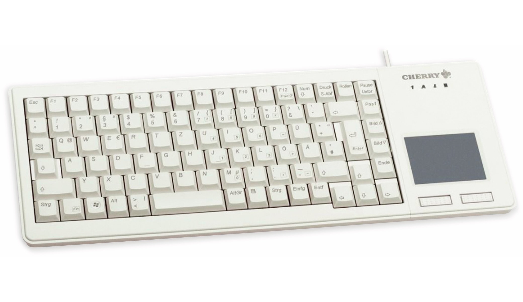 CHERRY USB-Tastatur G84-5500 XS, mit Touchpad, grau