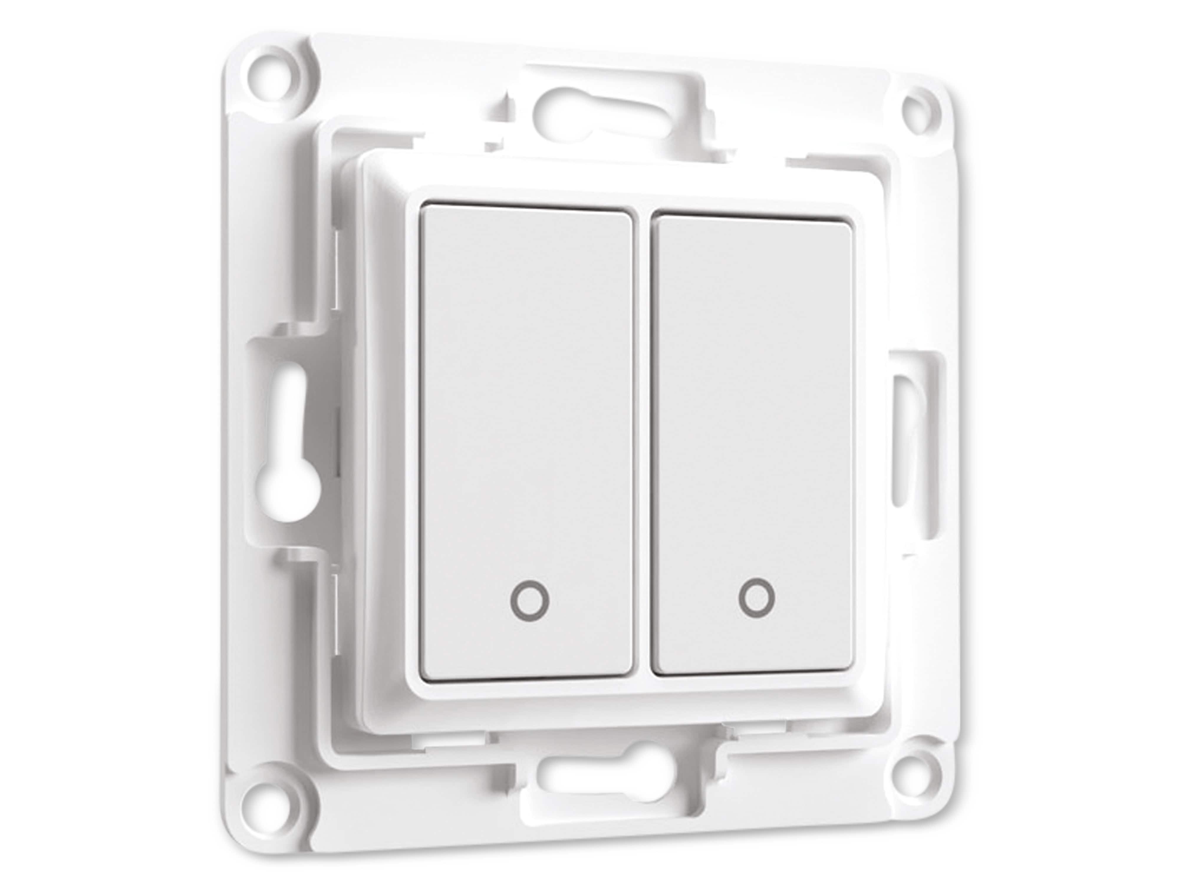 SHELLY Wandtaster Wall Switch 2, weiß, 2-fach