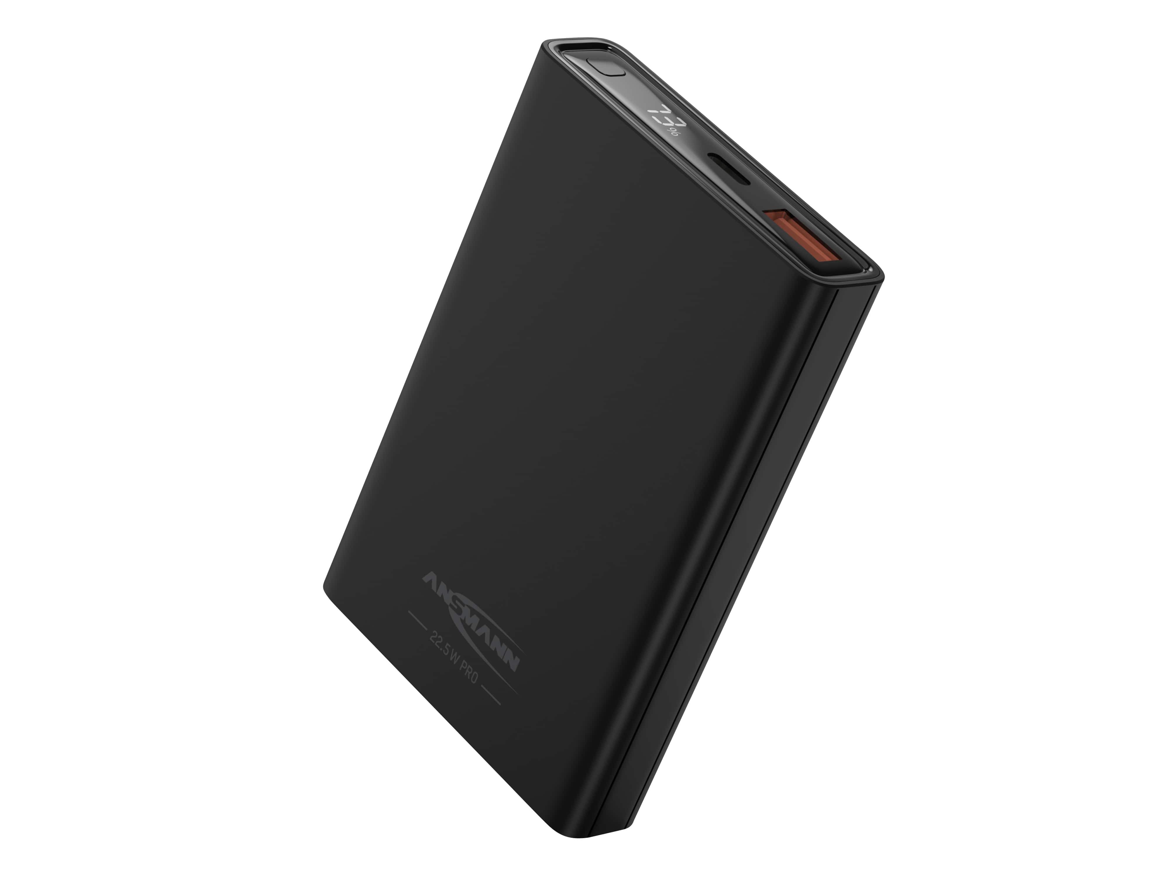 ANSMANN Powerbank PB222PD, 10.000 mAh, schwarz 