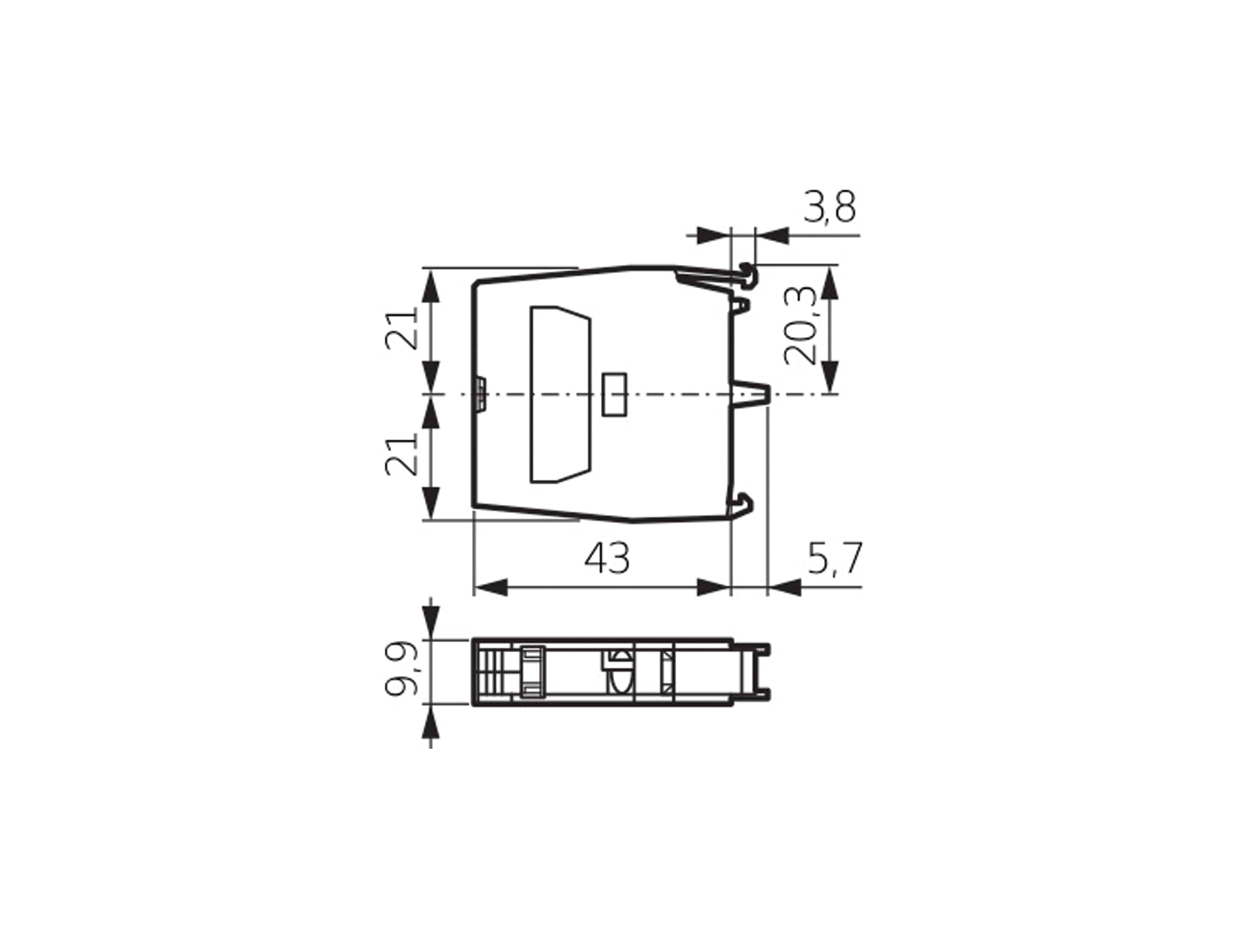 BACO Befehls- und Meldegeräte, 33E11, Kontaktelement, AC15 240V 3A/1,5A