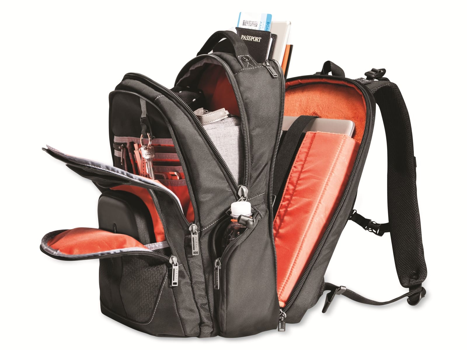 EVERKI Atlas Laptop-Rucksack mit anpassbarem Fach, von 11-Zoll bis 15,6-Zoll