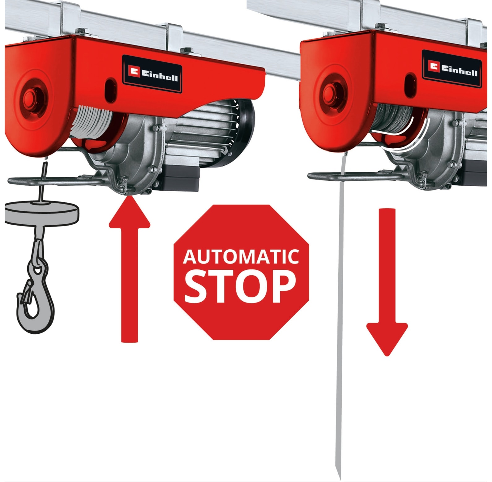 EINHELL Seilhebezug TC-EH 500, 800 W