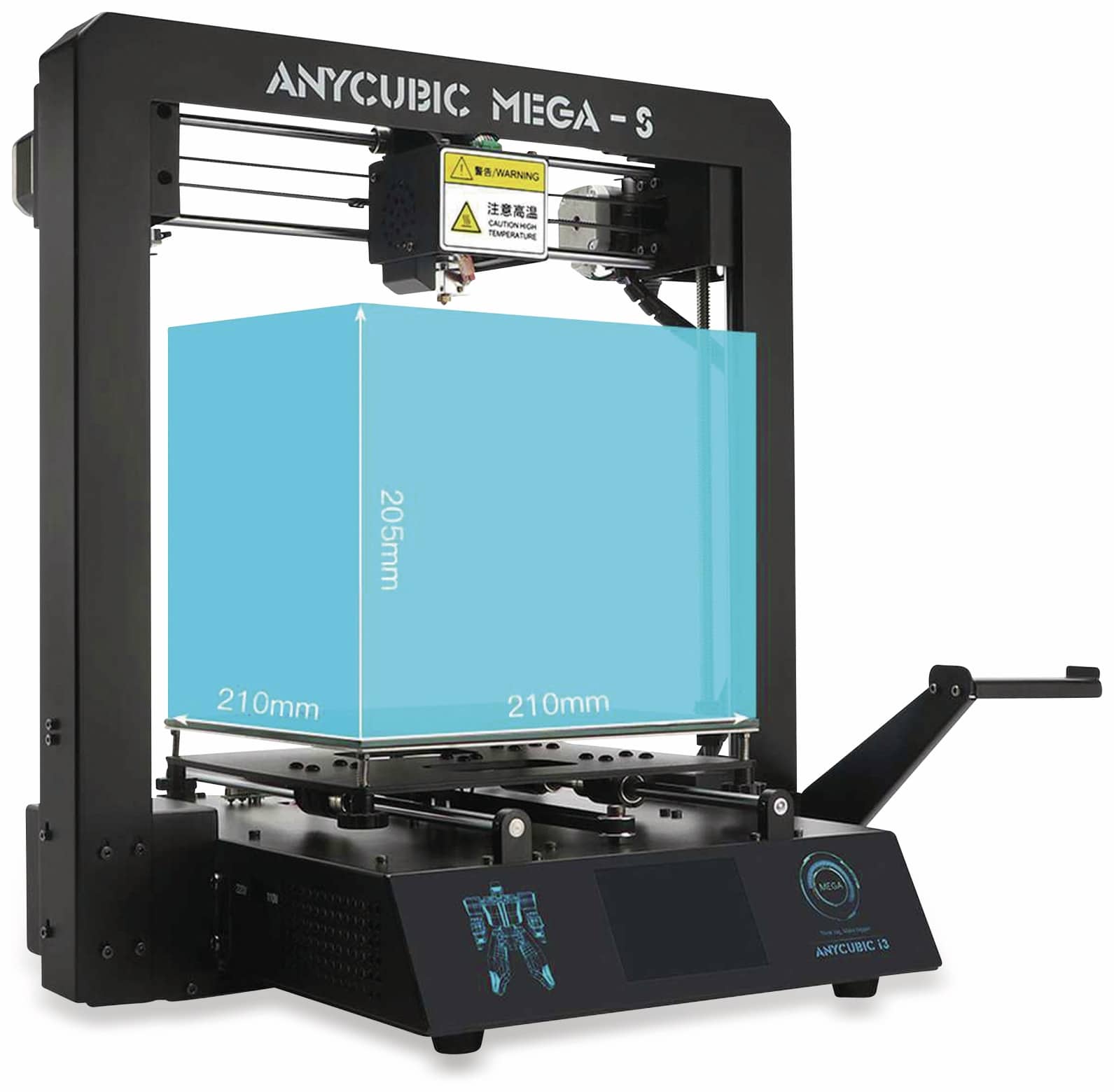 Anycubic 3D Drucker, I3 Mega-S Ultrabase Druckerbausatz