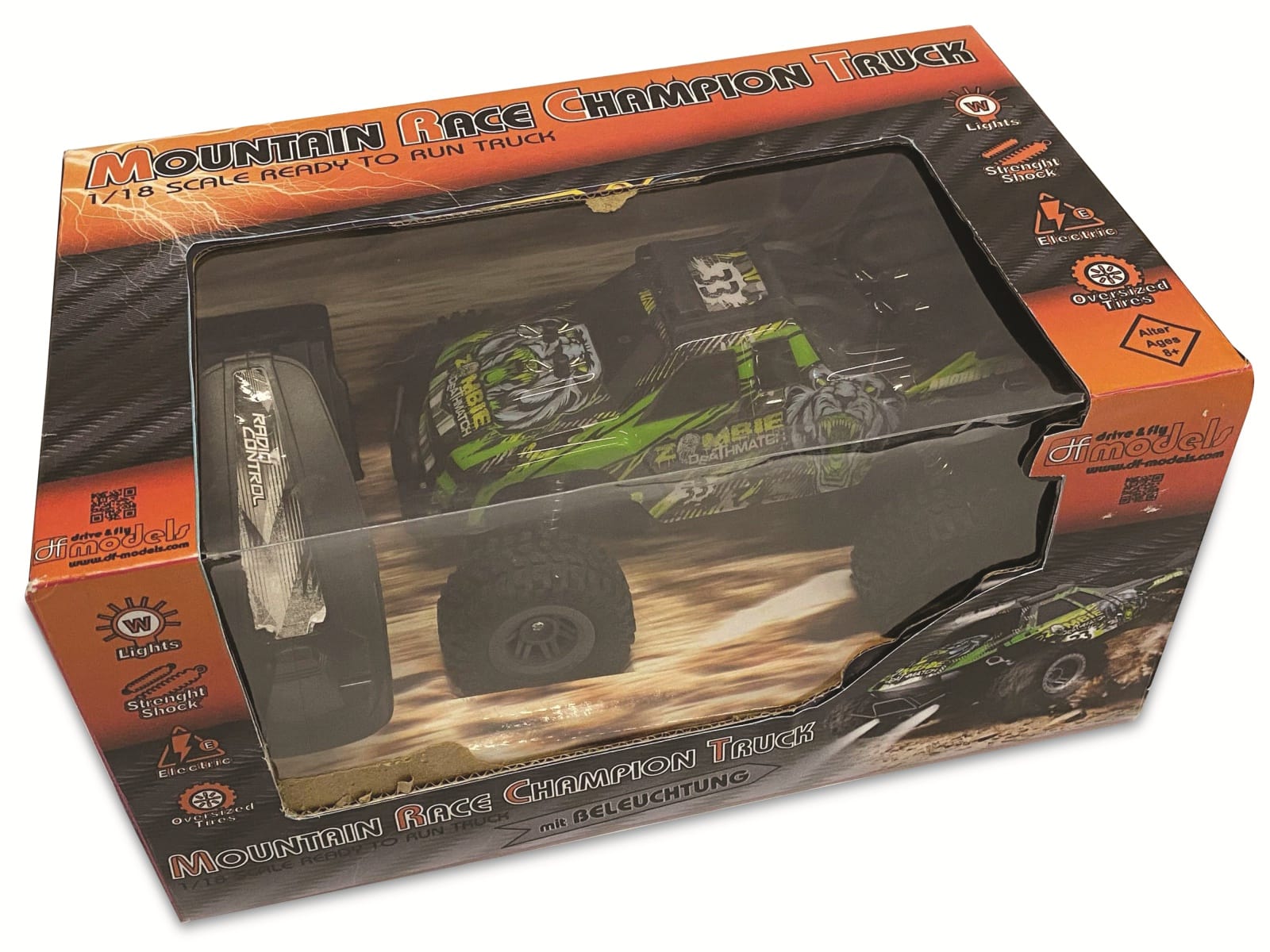 DF MODELS Mountain Race Champion Truck, 1:18, RTR, 3131