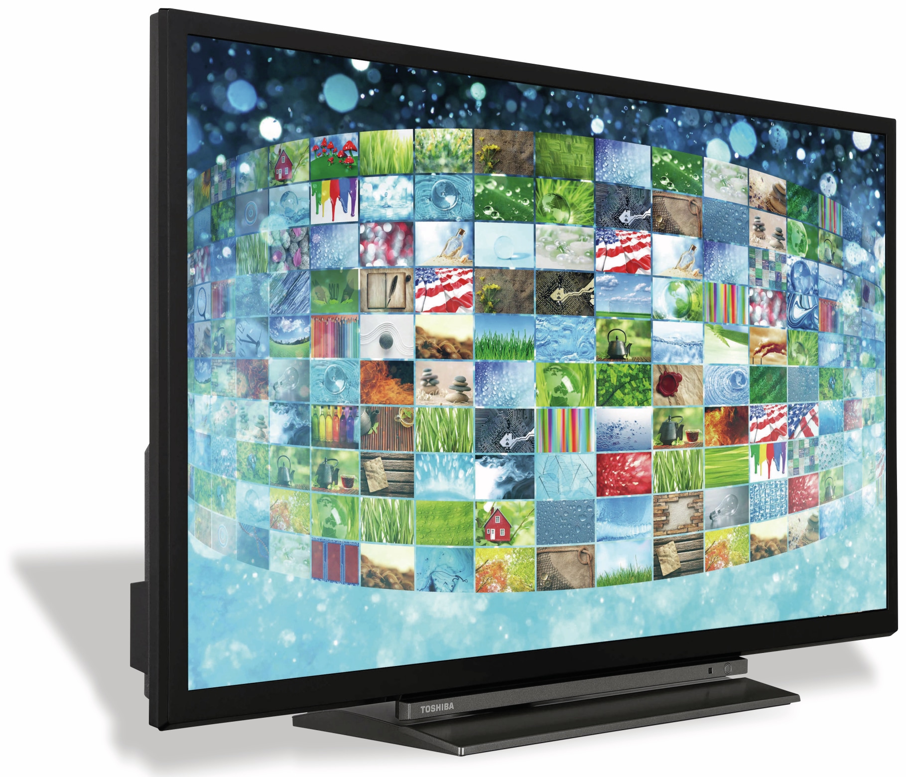 Toshiba LED-TV WD3A63DA, EEK: A+, 80 cm (32"), schwarz, mit DVD Player