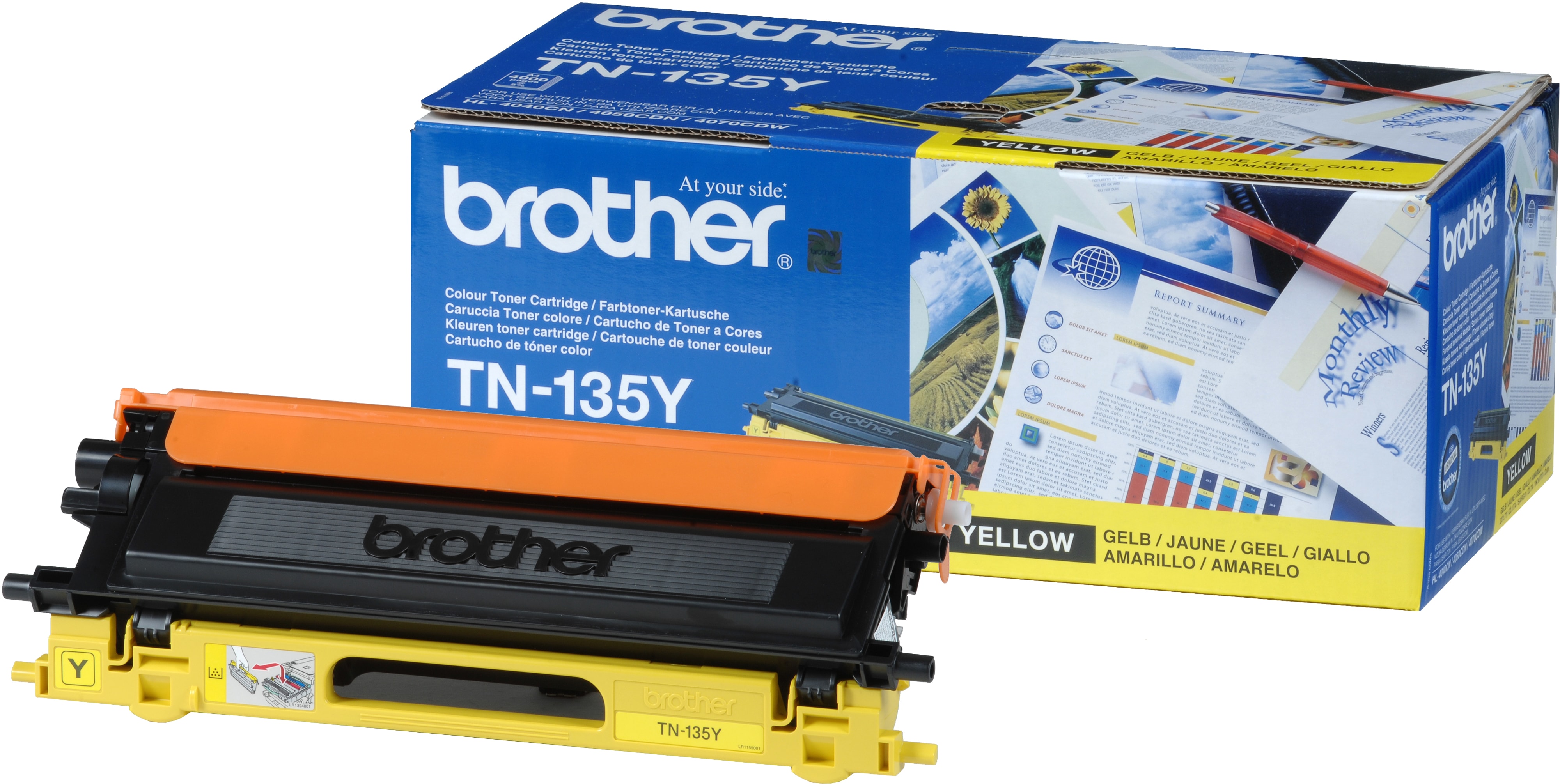 BROTHER Toner TN135Y, gelb