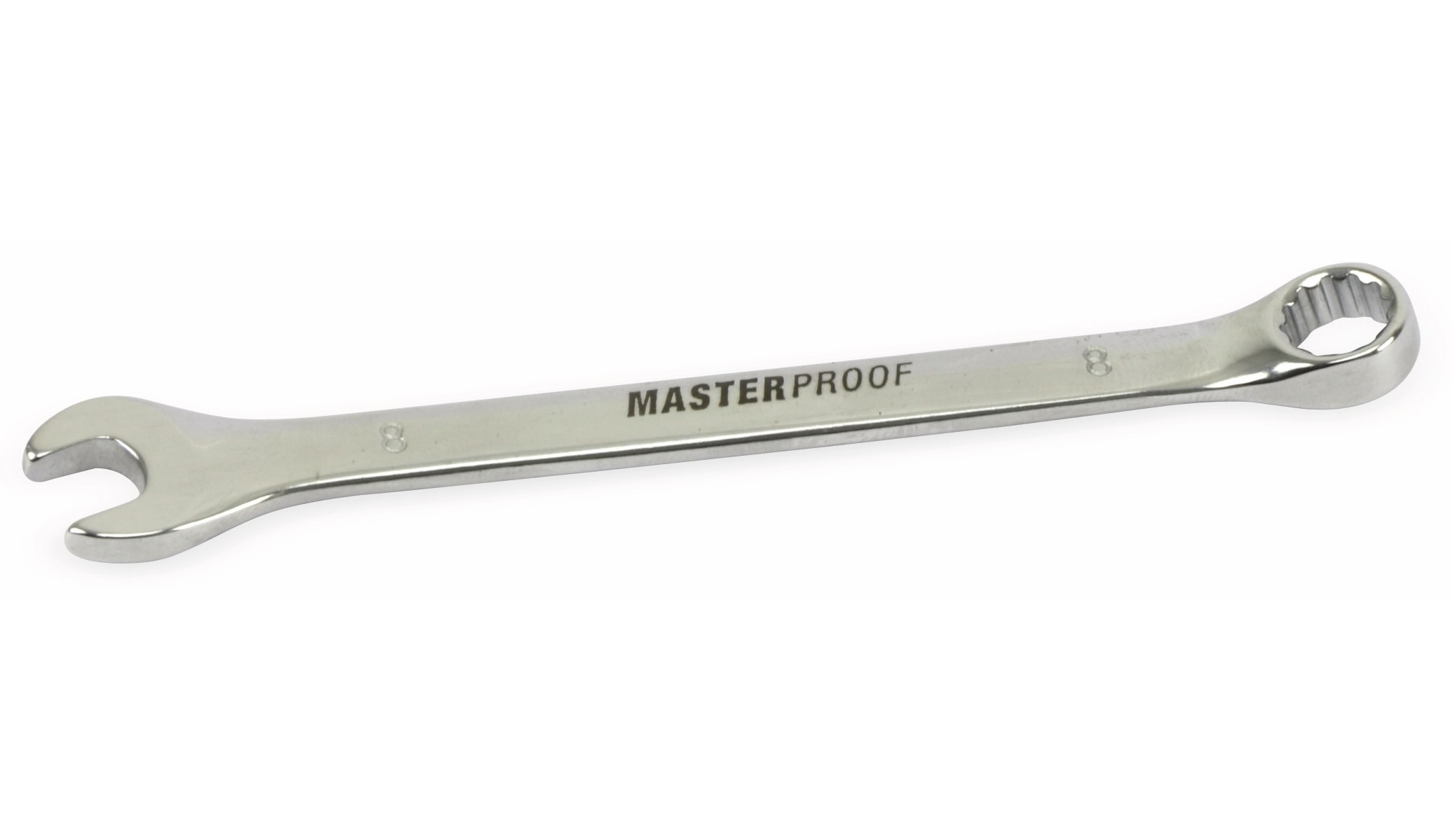 MASTERPROOF Gabel-Ringschlüssel, 8 mm