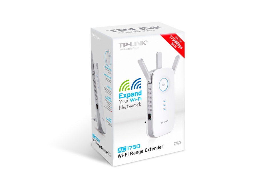 TP-LINK Dualband-WLAN Repeater RE450, AC1750