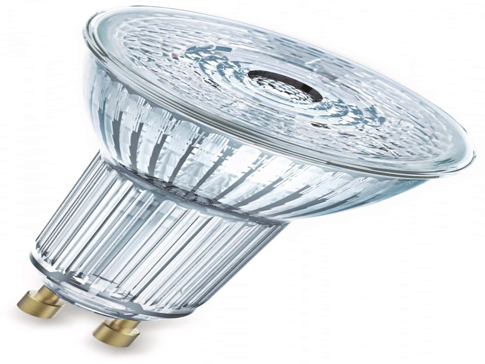 OSRAM LED-Lampe LED BASE PAR16, GU10, EEK F, 4,3 W, 350 lm, 2700 K, 5 Stk.