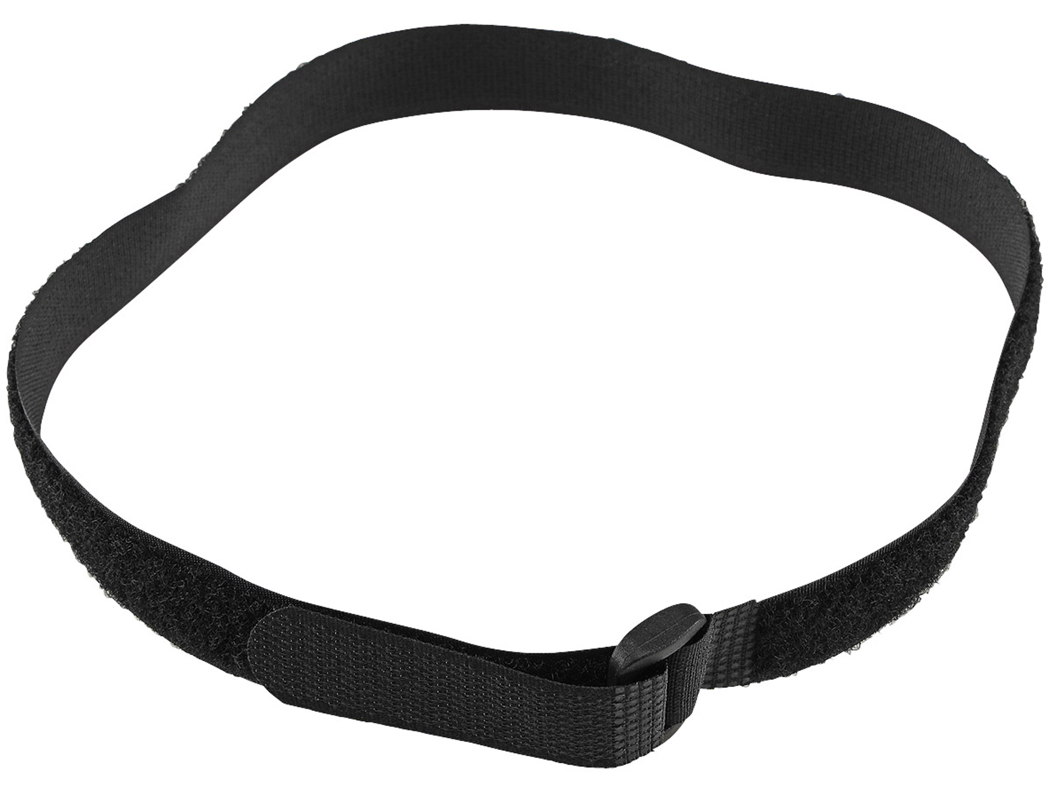 CHILITEC Klettband-Set mit Öse, 5 Stück, 50x2 cm, schwarz