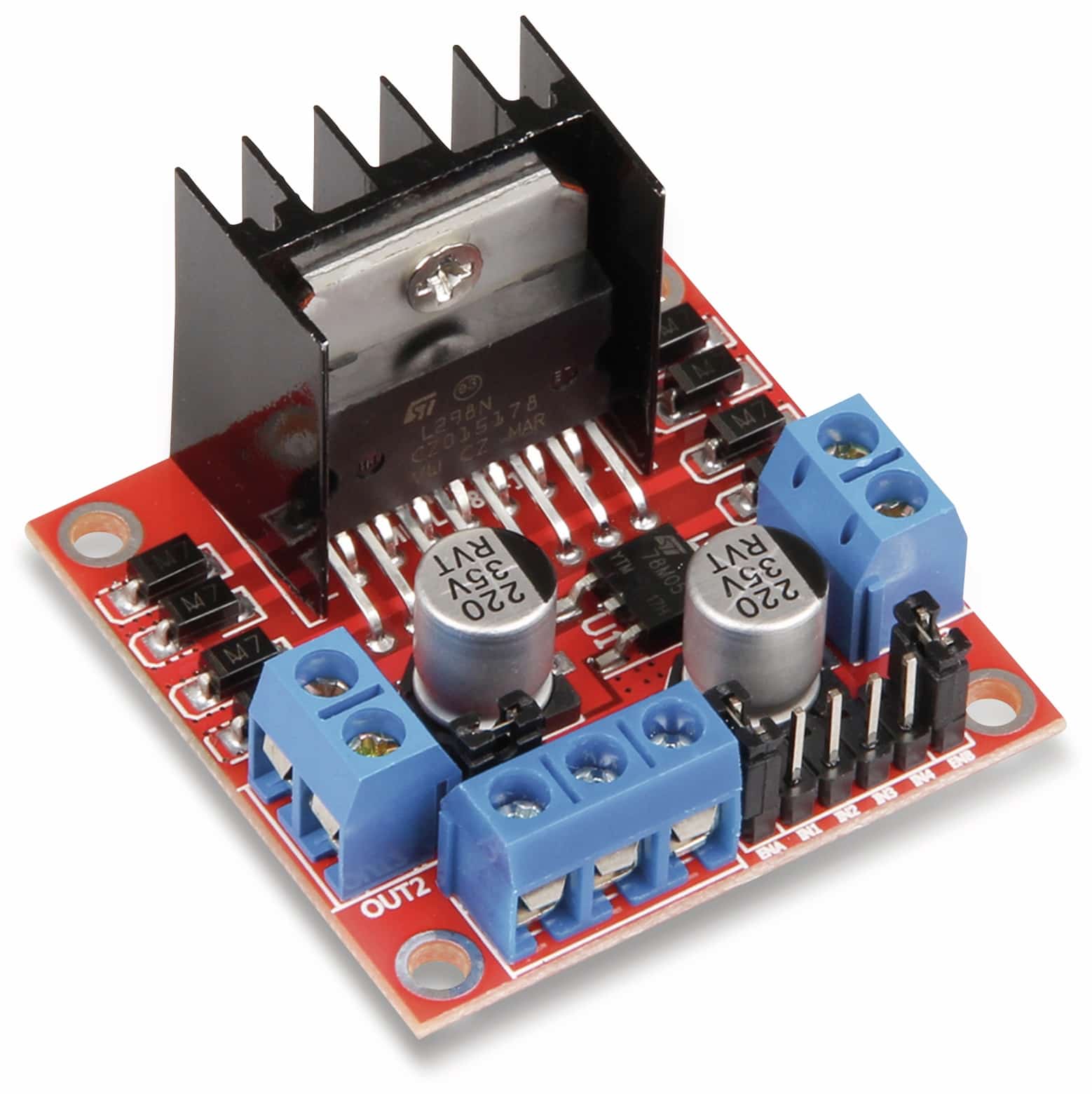 JOY-IT Motormodul (2/4Phasen, L298N)