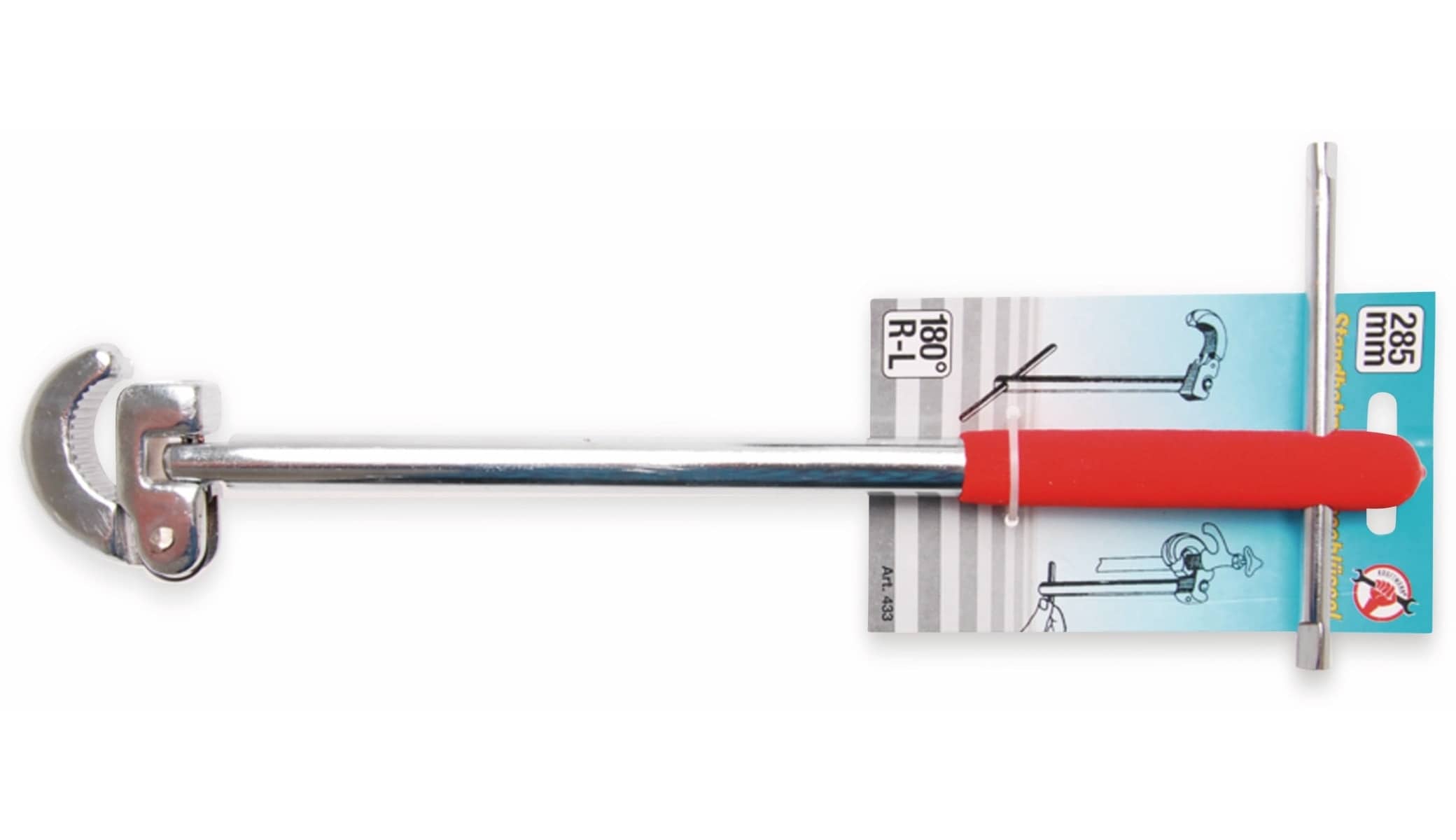 BGS TECHNIC Standhahn-Mutternschlüssel 433, 285 mm