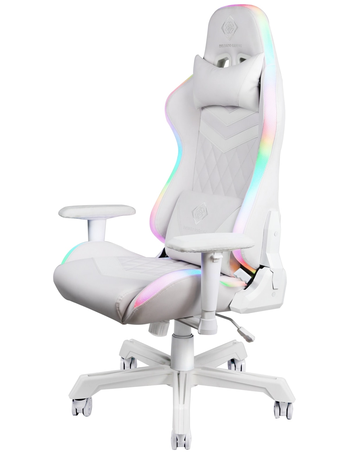 DELTACO GAMING Gaming Stuhl mit RGB-LED