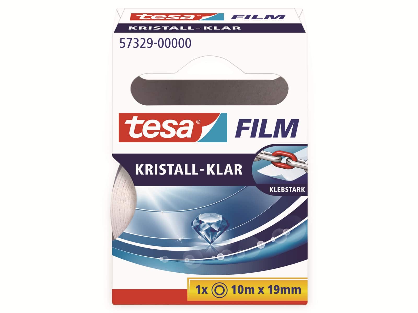 TESA film® kristall-klar, 1 Rolle, 10m:19mm, 57329-00000-03