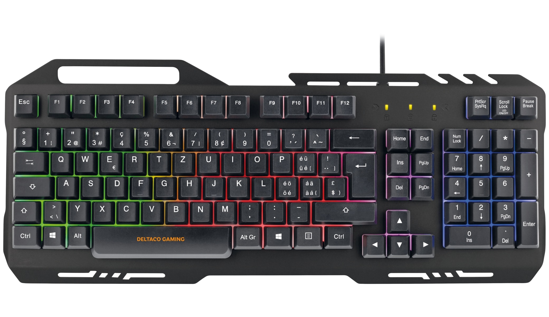 DELTACO GAMING 3 in 1 Gaming Kit mit Tastatur, Maus und Mauspad