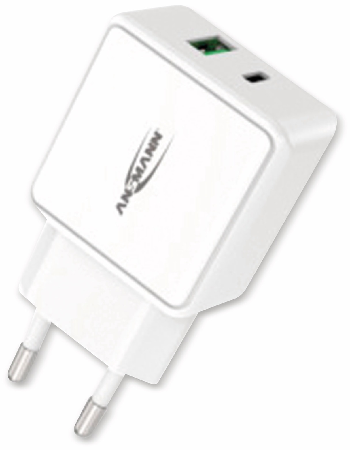 ANSMANN USB-Ladegerät HomeCharger HC218PD, 5 - 12V, 3000 mA, weiß