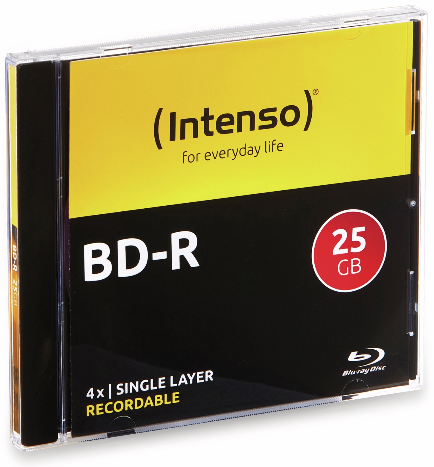 INTENSO Blu-ray Disc BD-R 25 GB, Jewel Case, 5 Stück