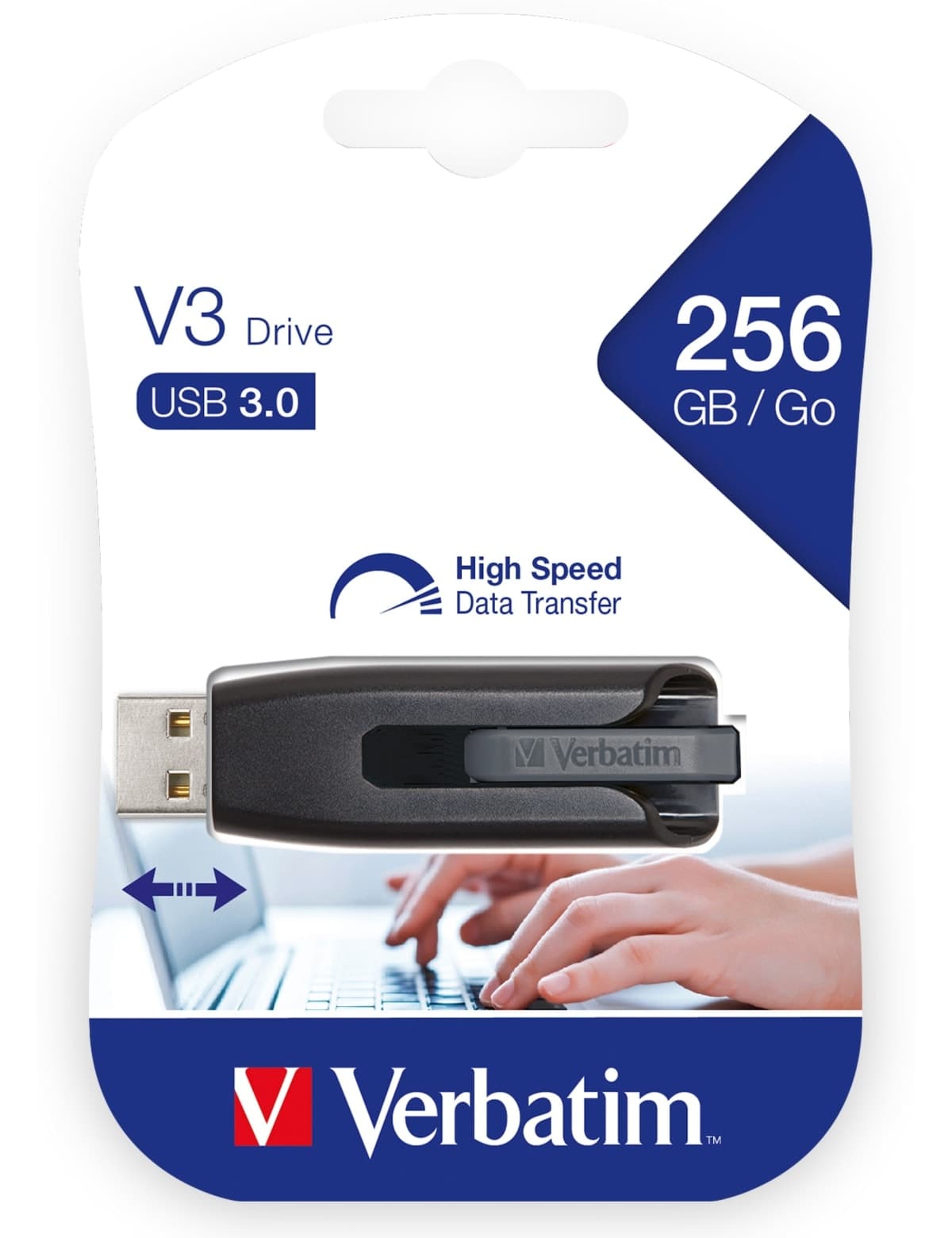 Verbatim USB3.0 Speicherstick V3 Store n Go, 256 GB