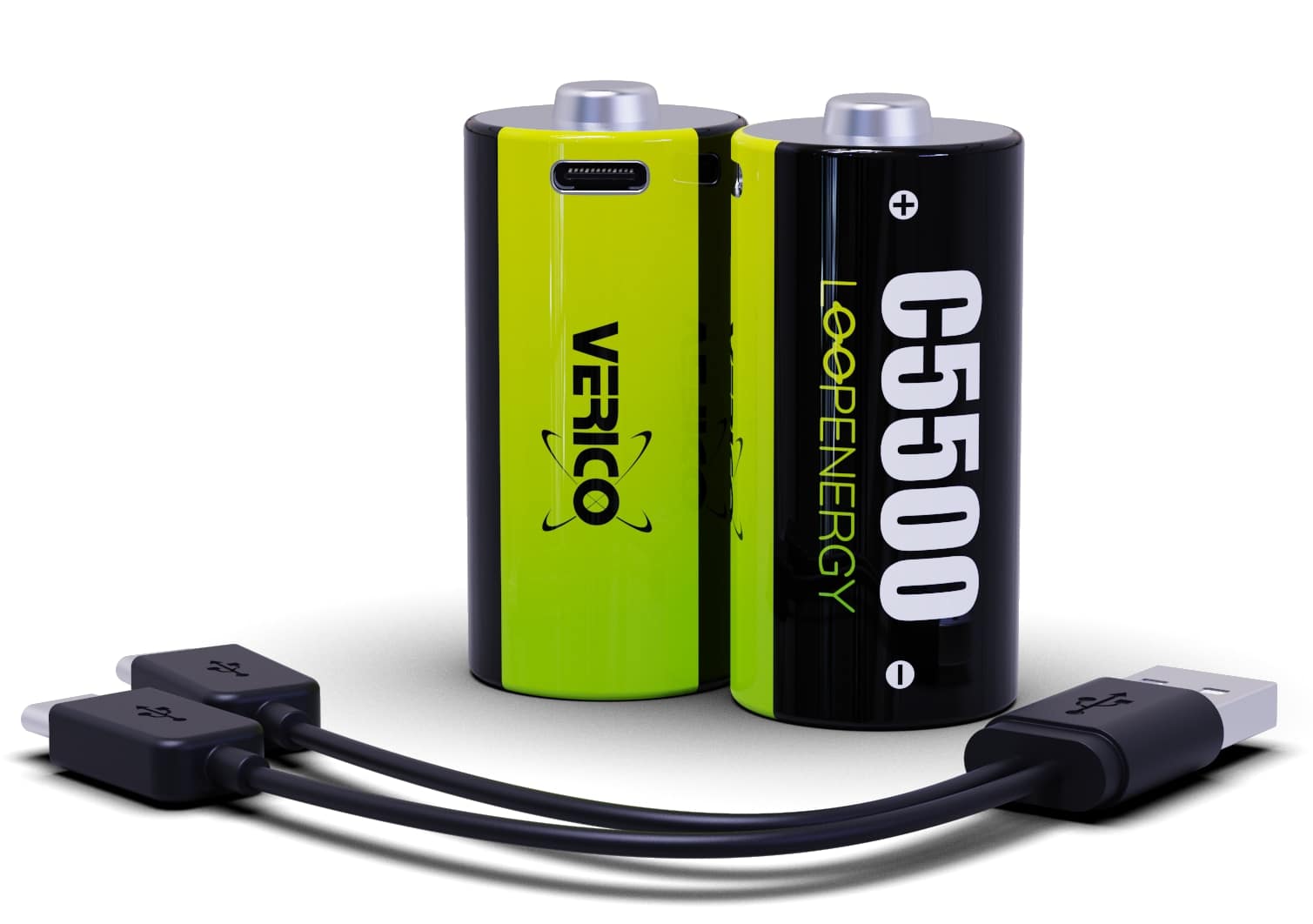 VERICO Li-Ion-Akku Loop Energy C Baby Akku 3.700 mAh, 2 Stück