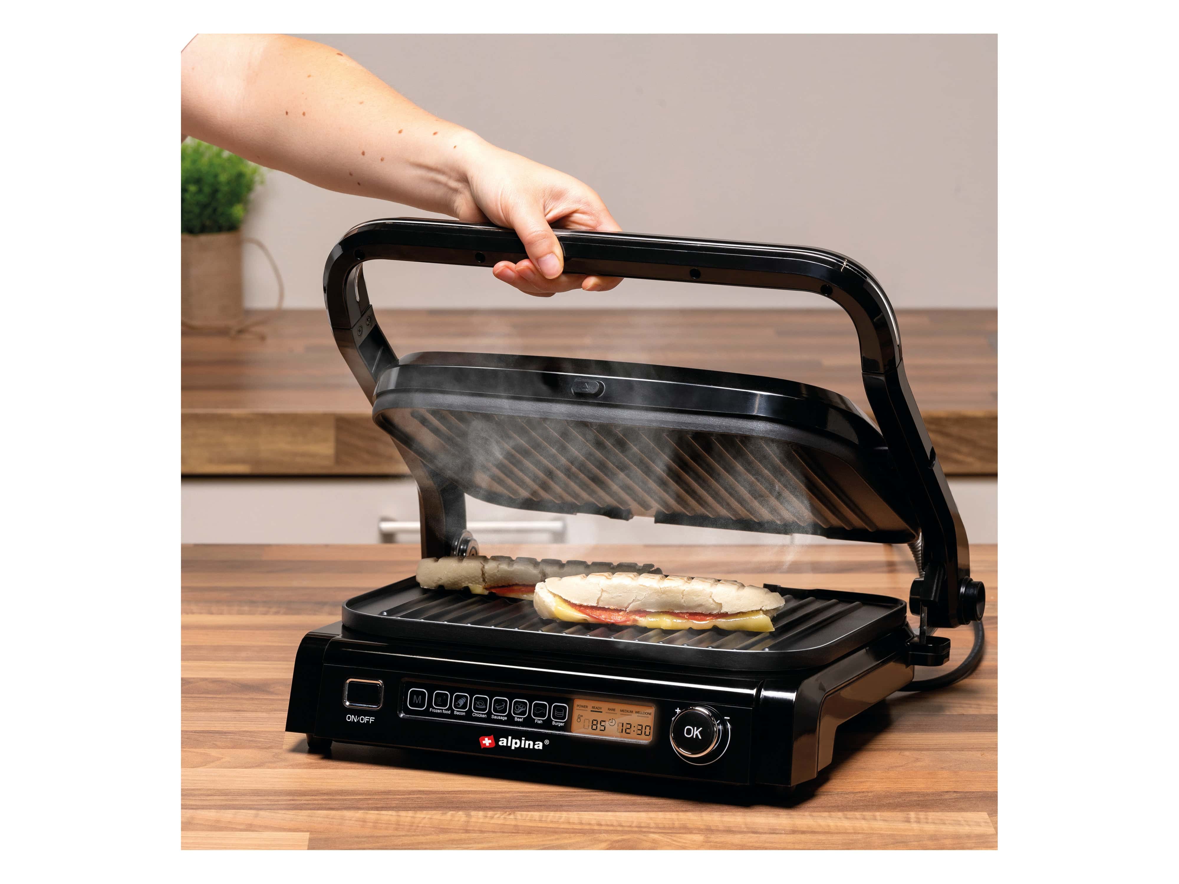 ALPINA Kontaktgrill, 2100 W