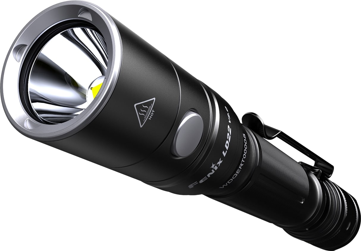 FENIX LED-Taschenlampe LD 22 V2.0, Akkubetrieb, schwarz