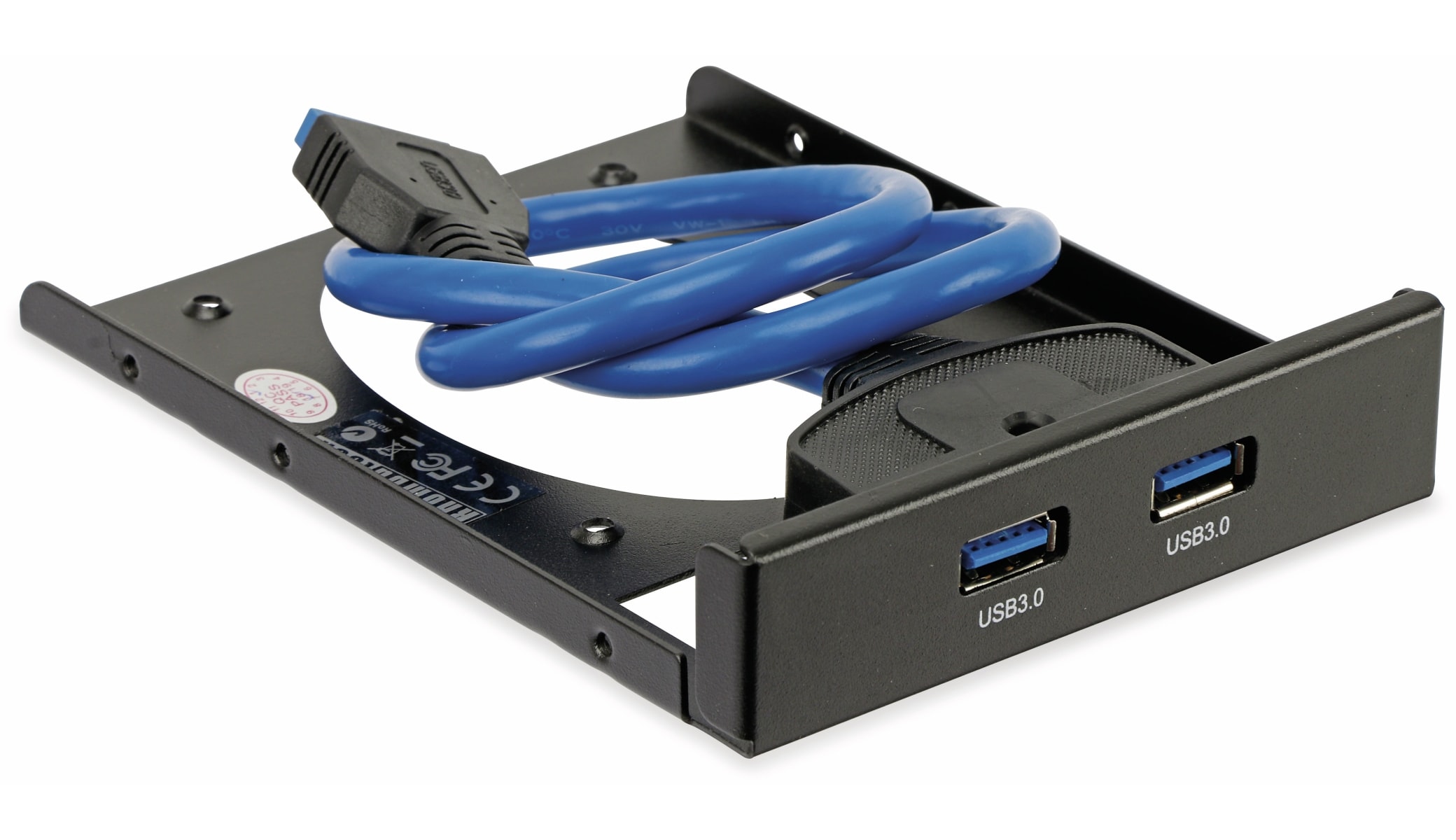 USB 3.0 Frontpanel PA-3,5L, 2x USB 3.0, mit SSD Halterung