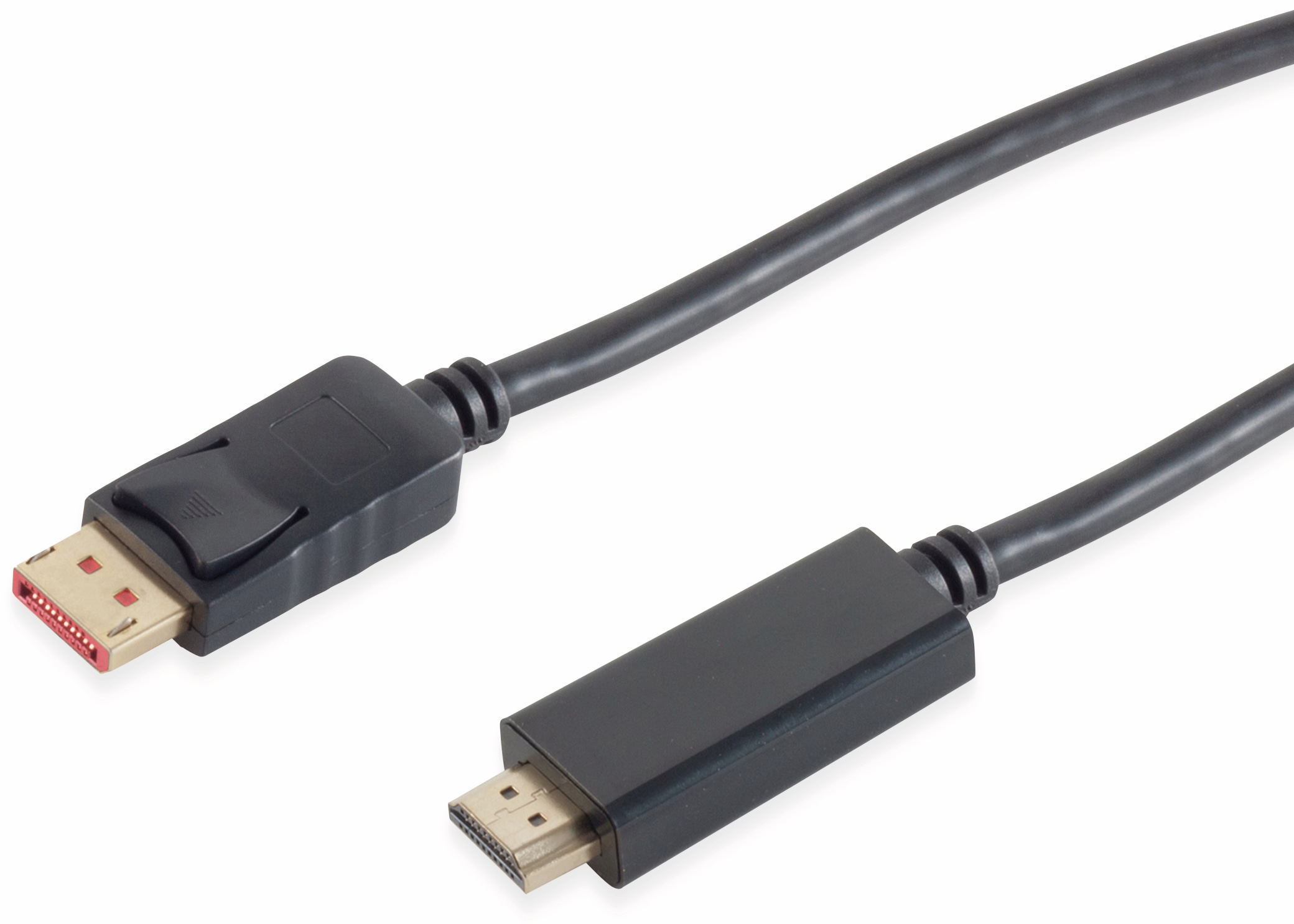 1.4 DisplayPort-Kabel, DP/HDMI, Stecker/Stecker, 4K, 10 m