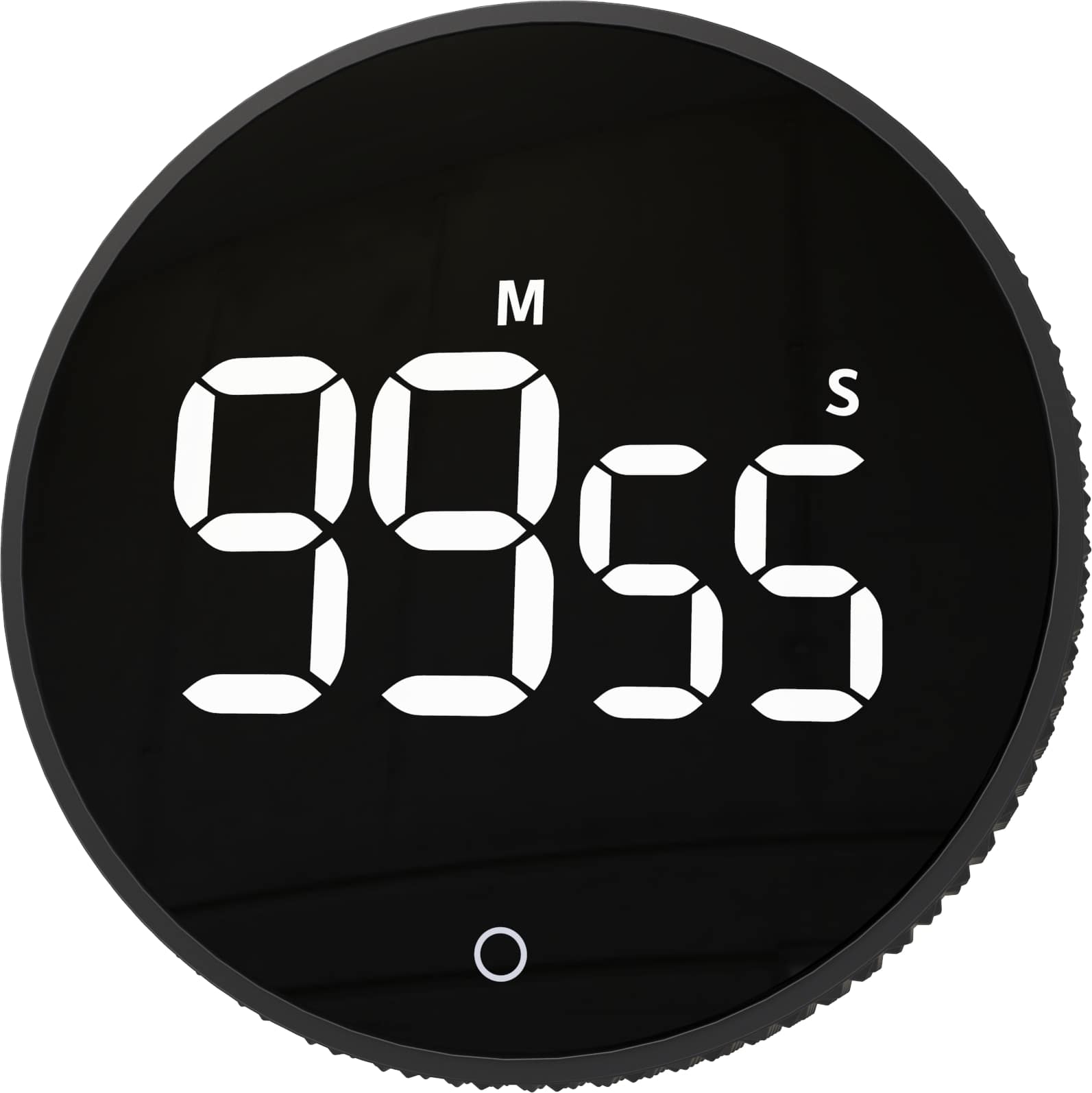 DAYHOME Digitaler Timer/Stoppuhr YT6712-SW, mit Magnet, schwarz