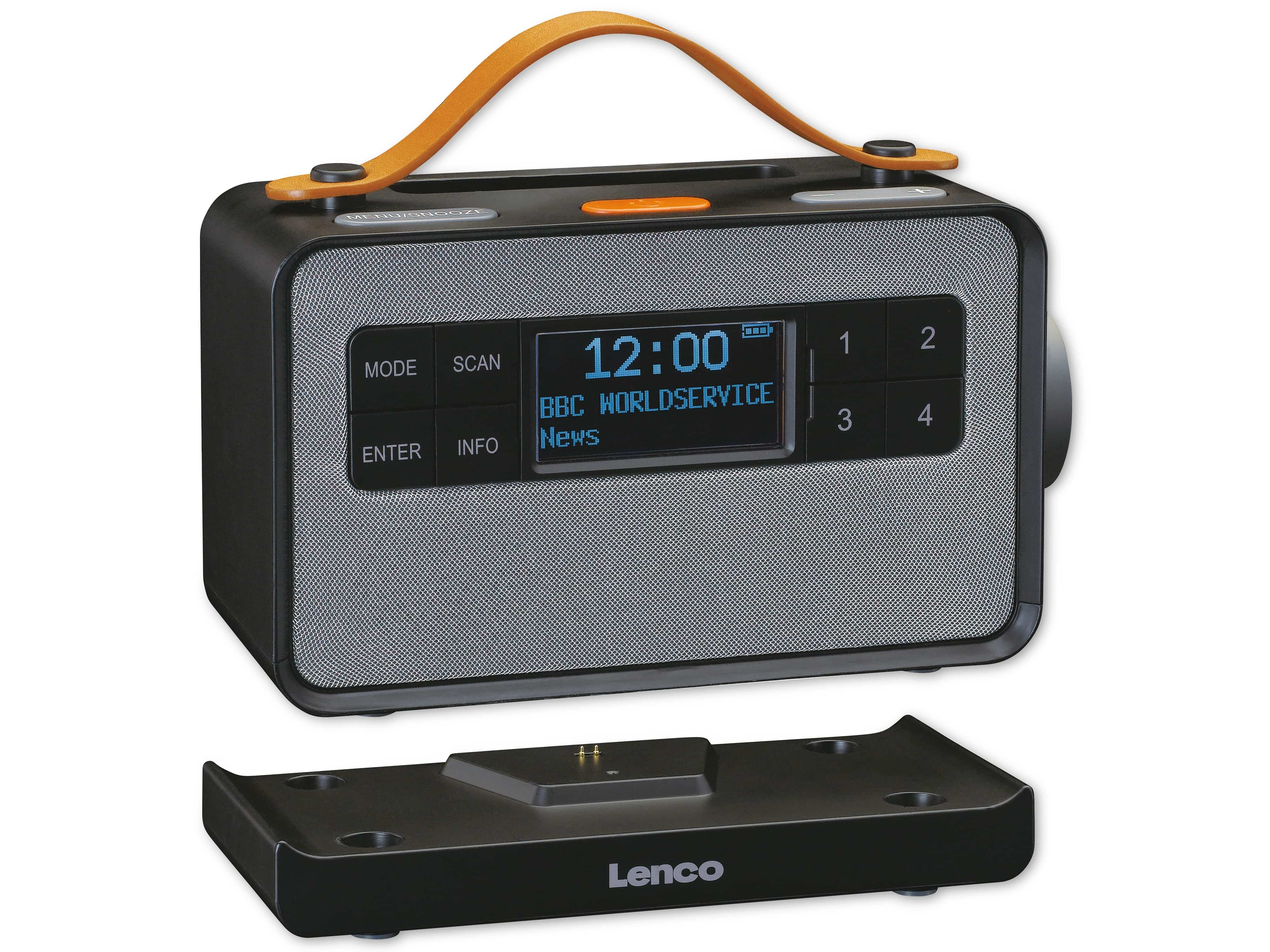 LENCO DAB+/FM Radio PDR-065BK, schwarz