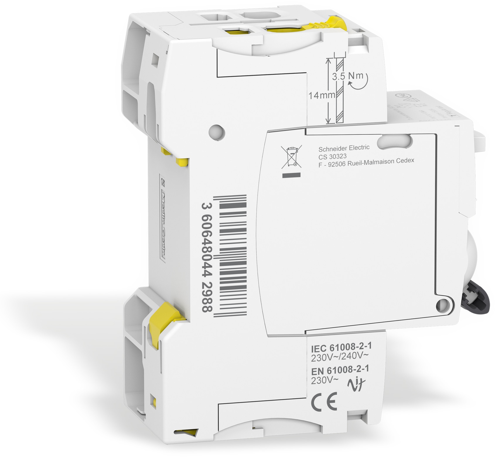 SCHNEIDER ELECTRIC Fehlerstrom-Schutzschalter A9Z21225, 25A