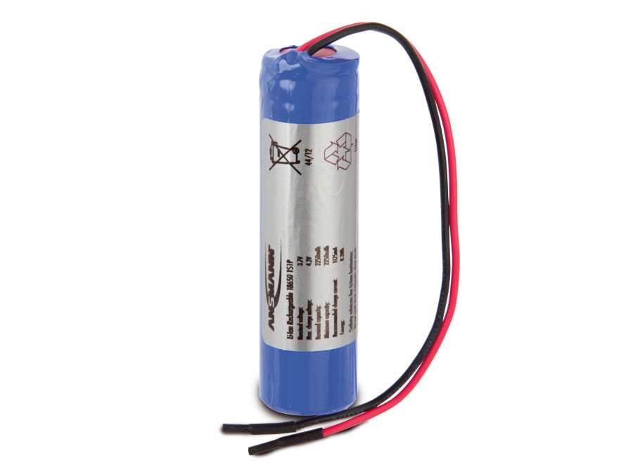 Ansmann LiIon-Akku 2347-3003, 18650 1S1P, 3,7 V-/2250 mAh