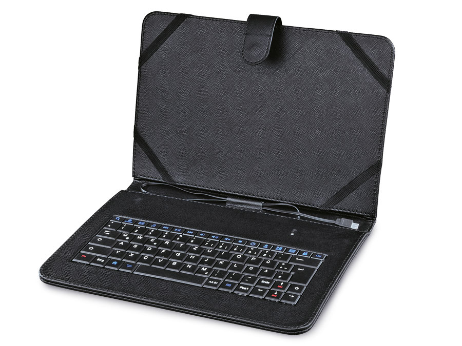 HAMA Tablet-Tasche mit integrierter Tastatur 50469, 10,1", OTG, schwarz