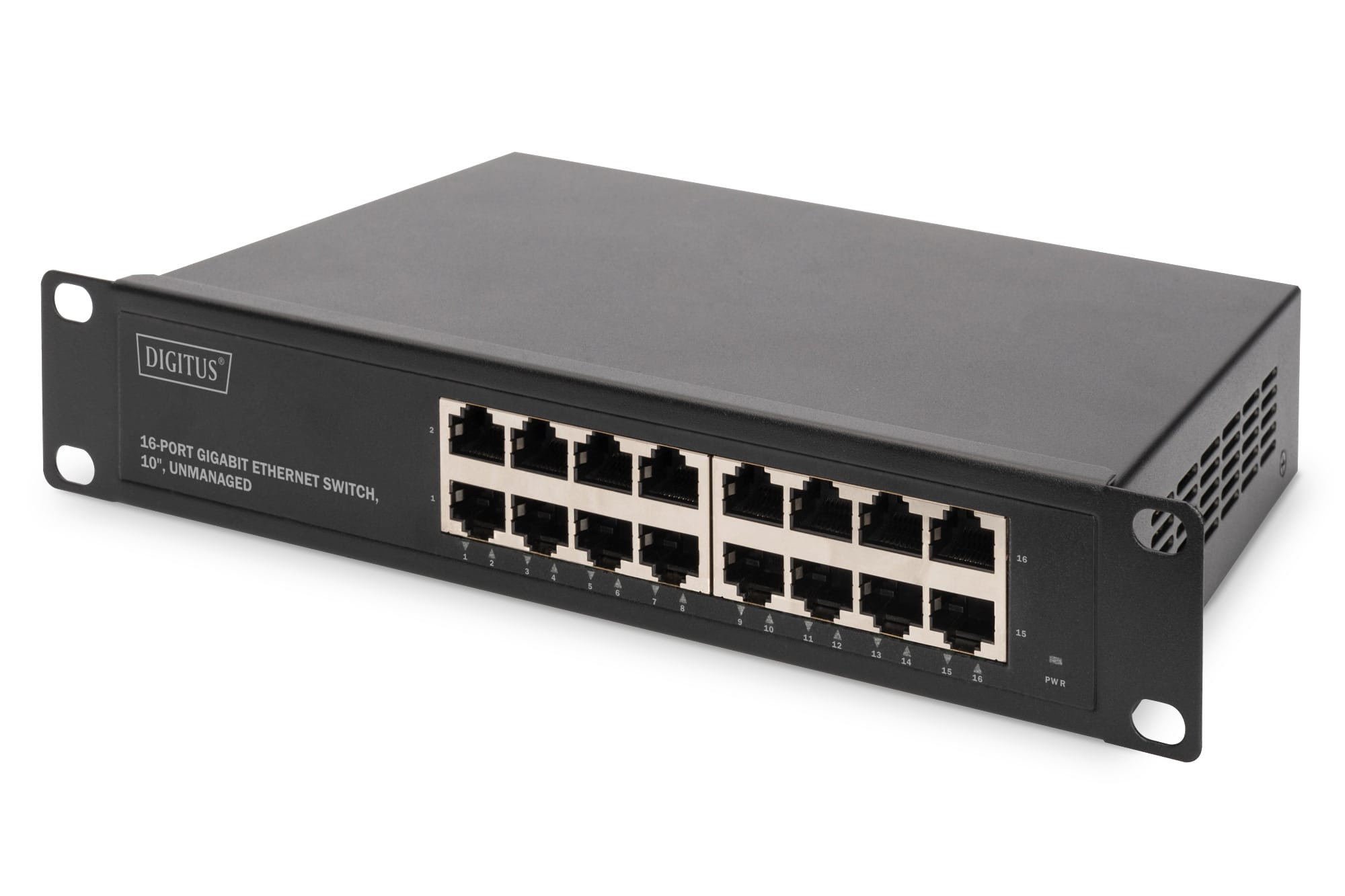 DIGITUS 16-Port Gigabit Switch, 25,4 cm (10")