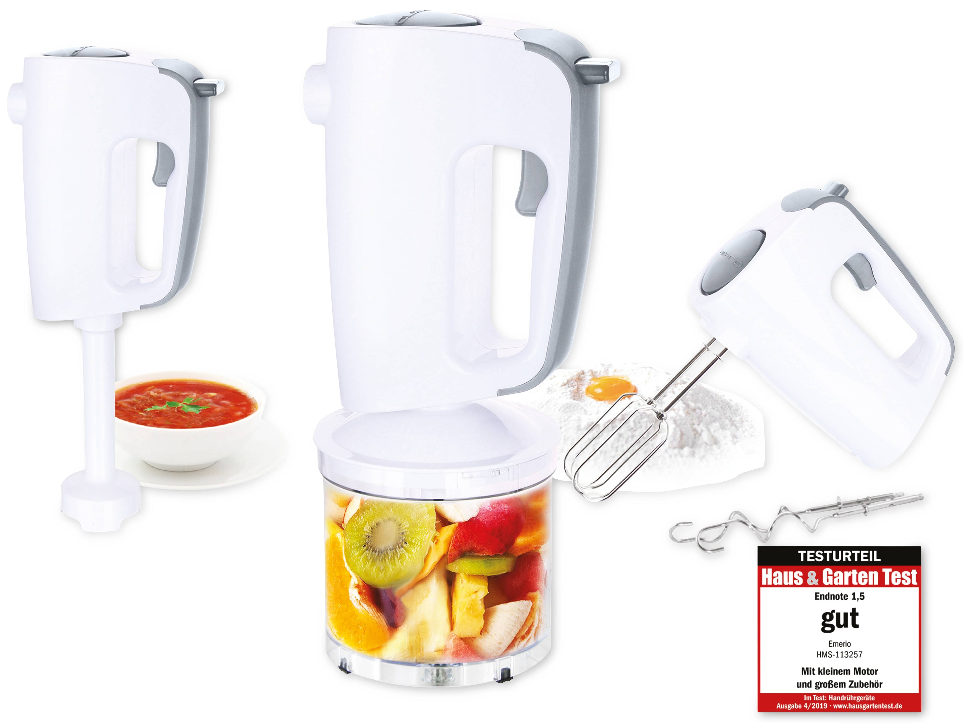 EMERIO Handmixer-Set HM-113257.11, 300 W, weiß