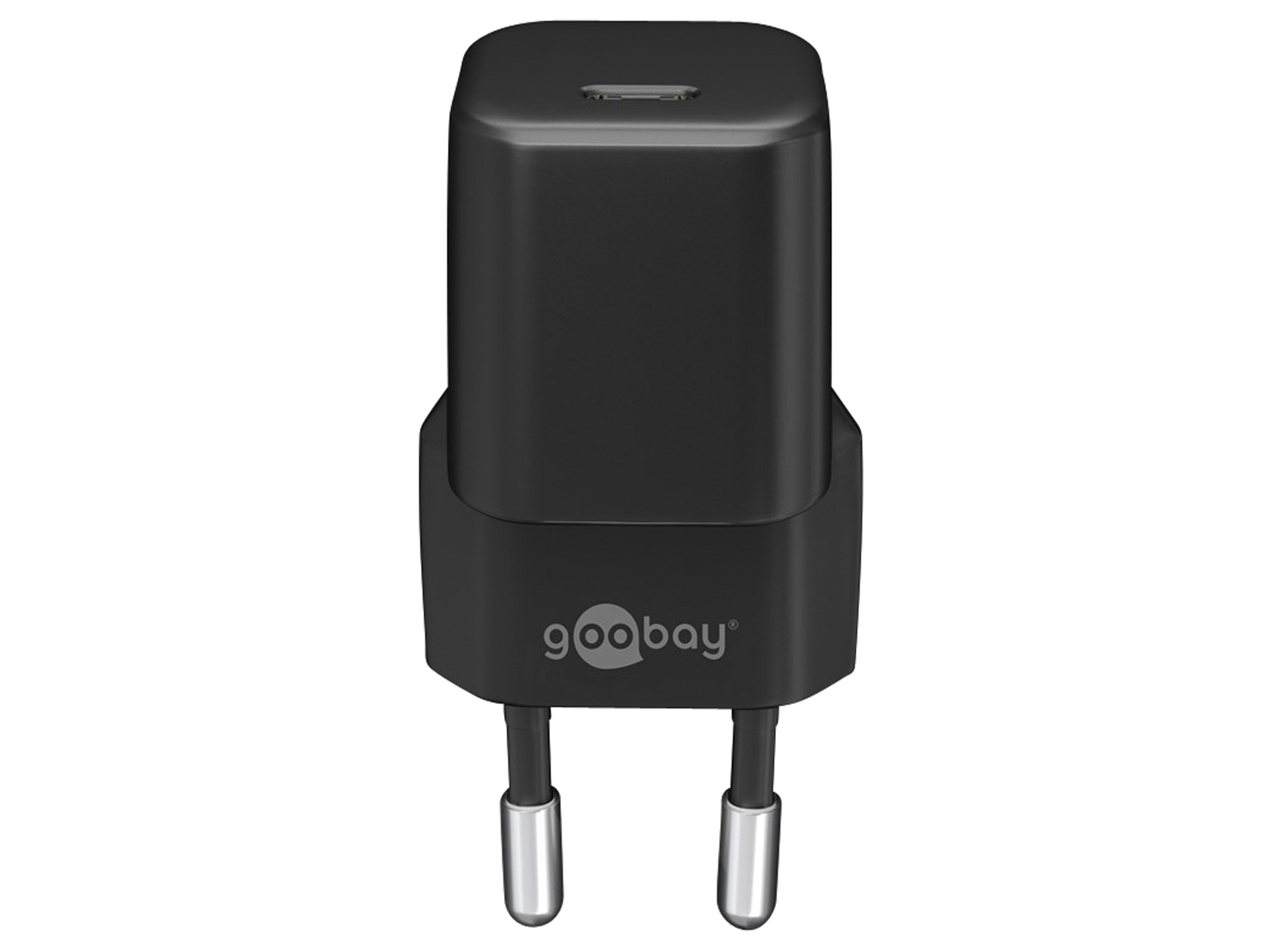 GOOBAY USB-Lader 59715, 3 A, 30 W, USB-C PD, nano, schwarz